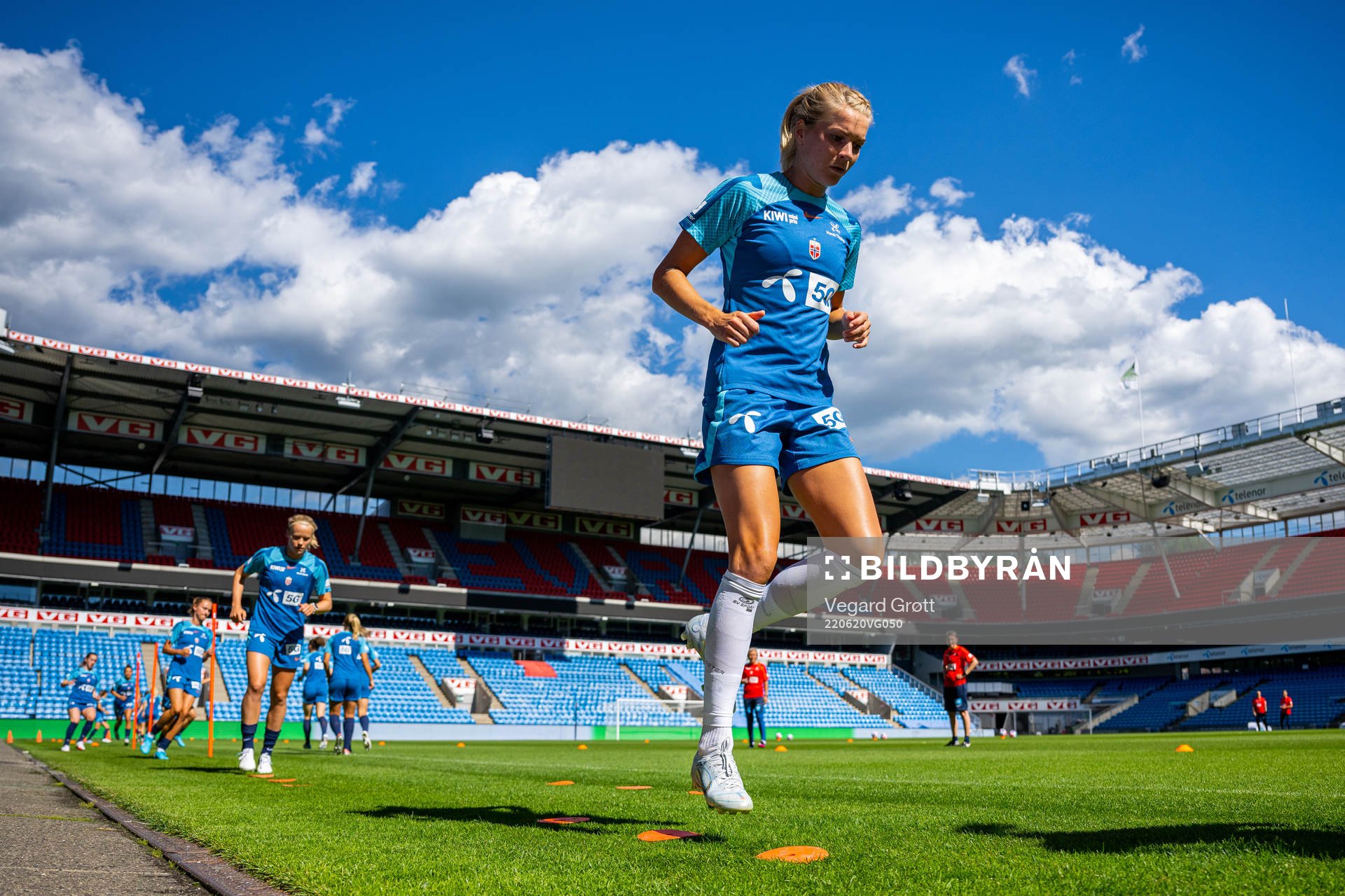 Ada Hegerberg of the Norwegian women's national football