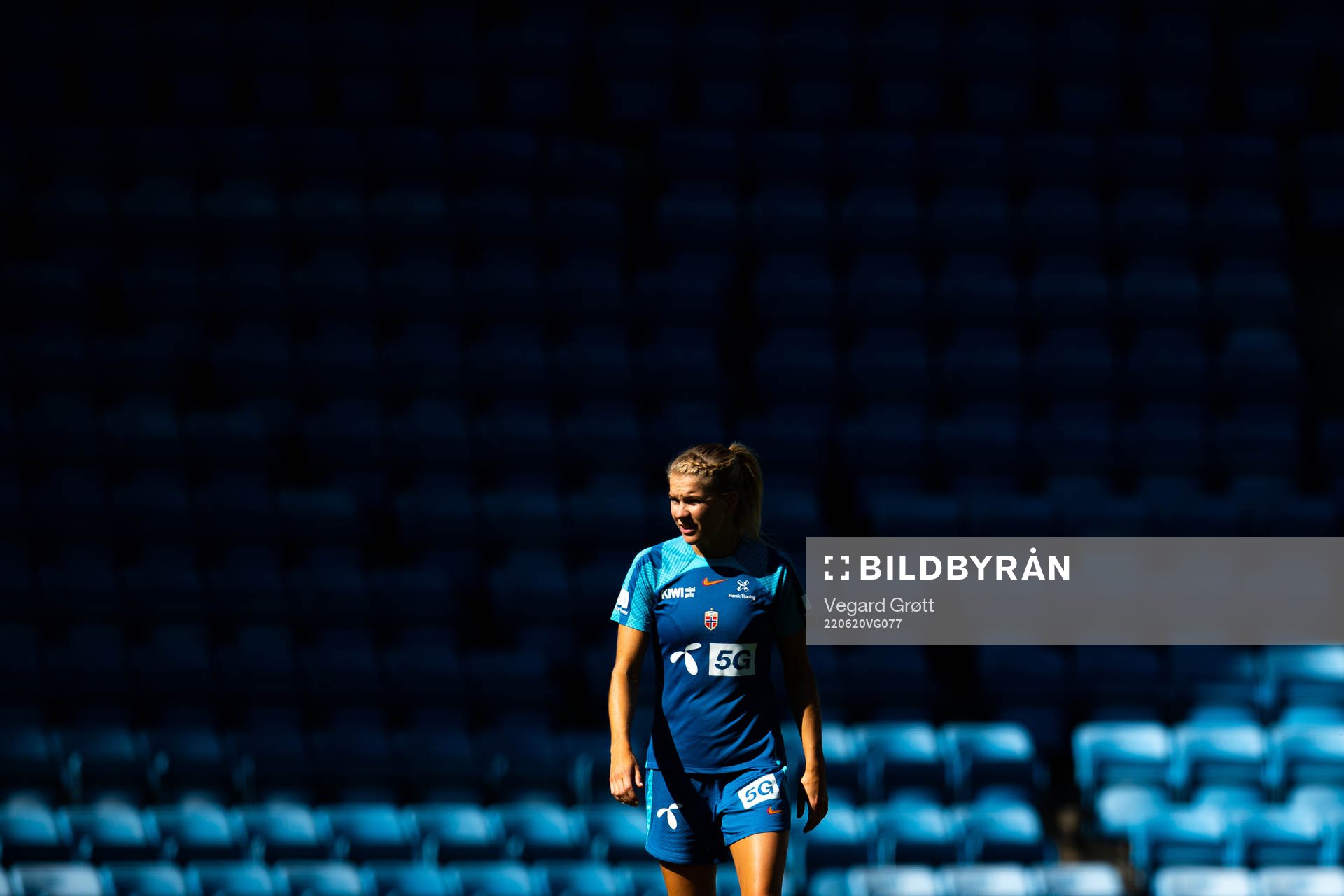Ada Hegerberg of the Norwegian women's national football