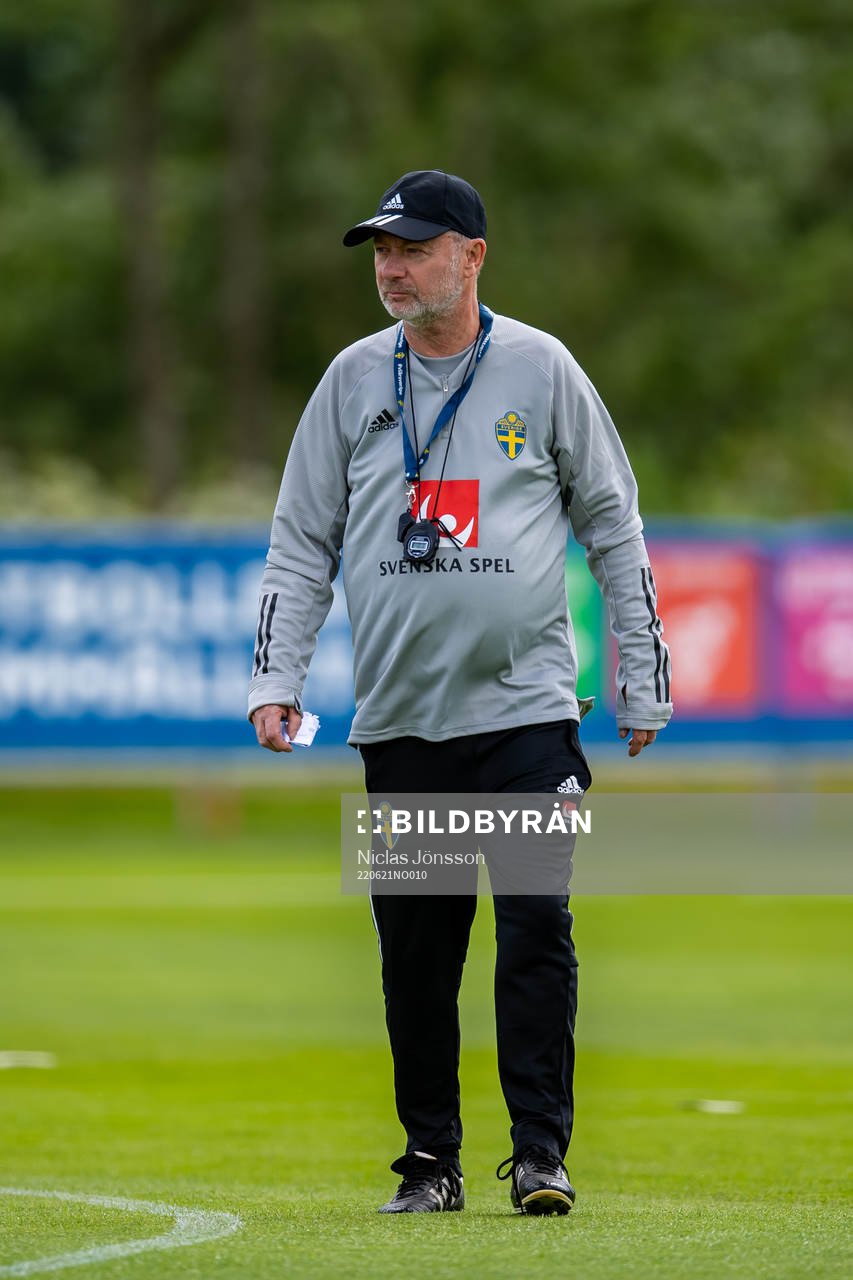 Peter Gerhardsson, head coach of Sweden