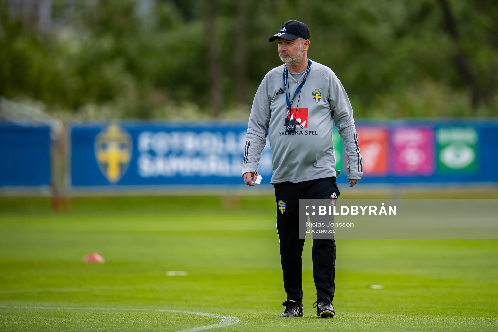 Peter Gerhardsson, head coach of Sweden