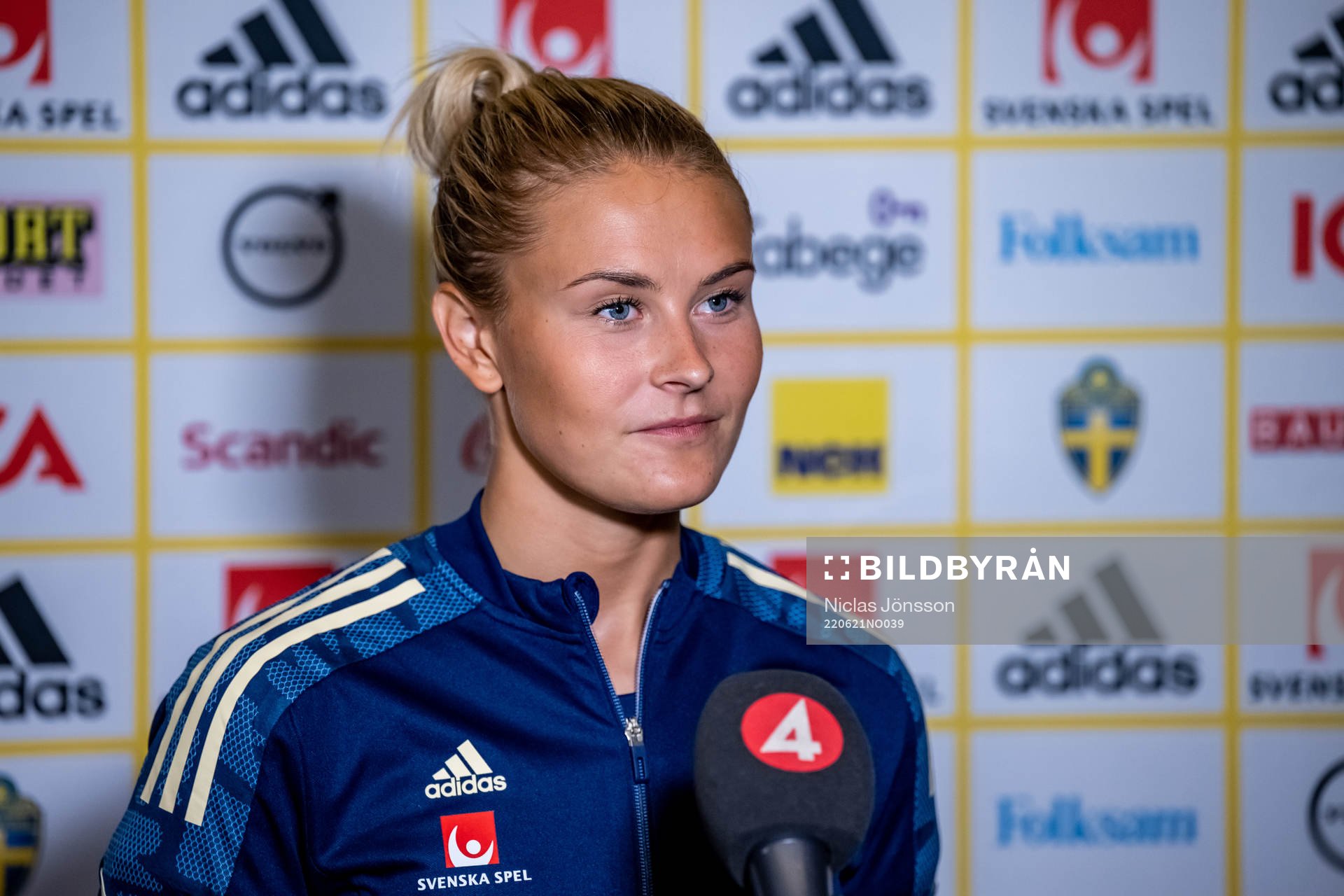 Amanda Nildén of the Swedish women's national football team