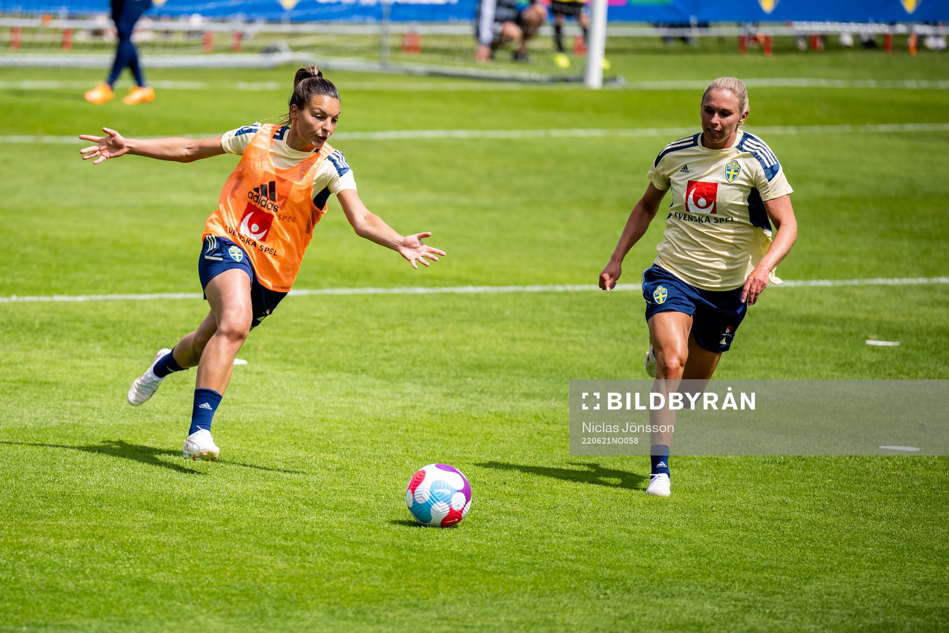 Johanna Rytting Kaneryd and Jonna Andersson of Sweden