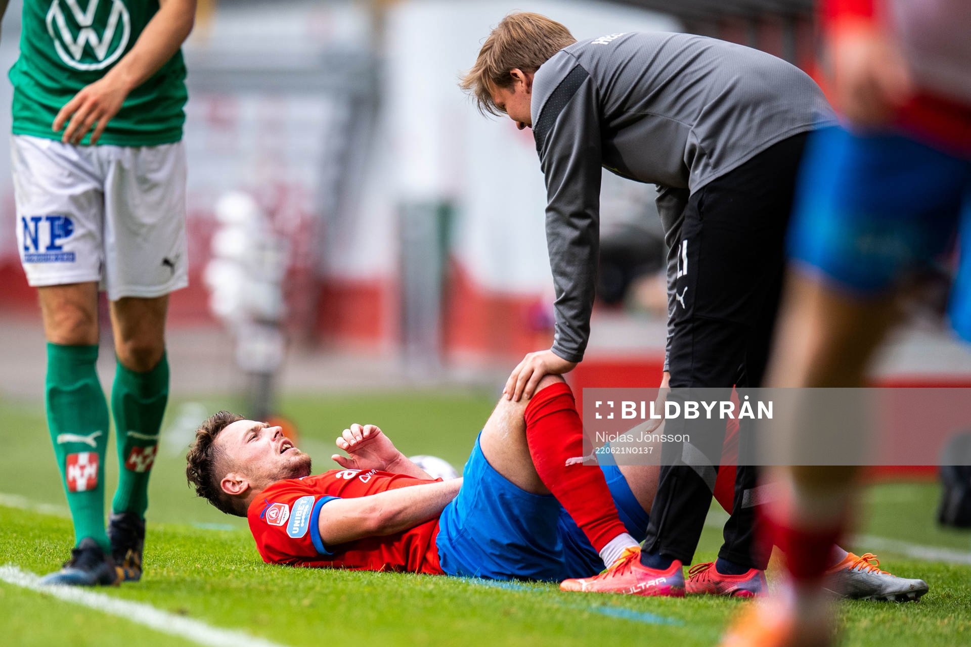 Helsingborgs Viljormur Davidsen får vård