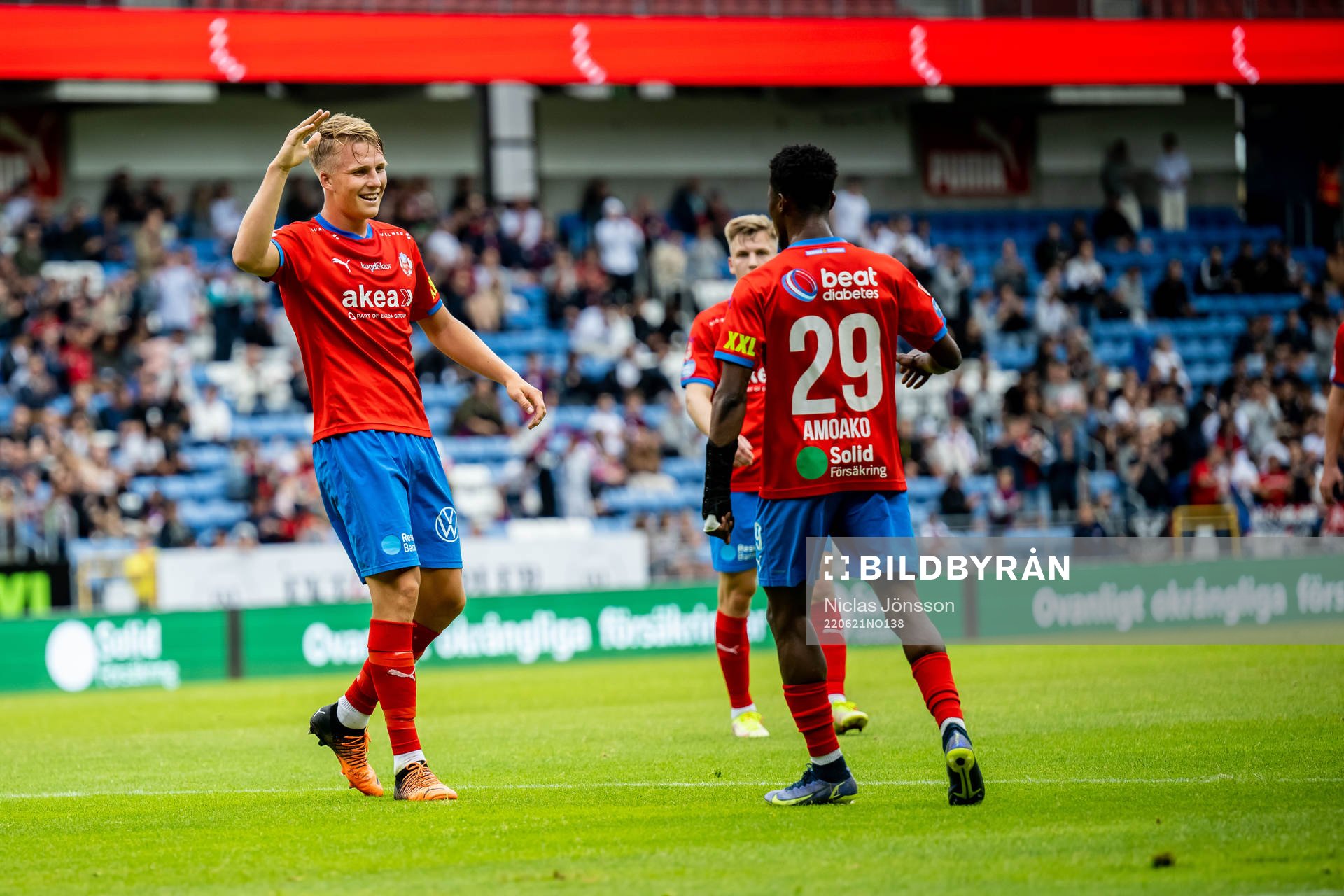 Helsingborgs Casper Widell jublar