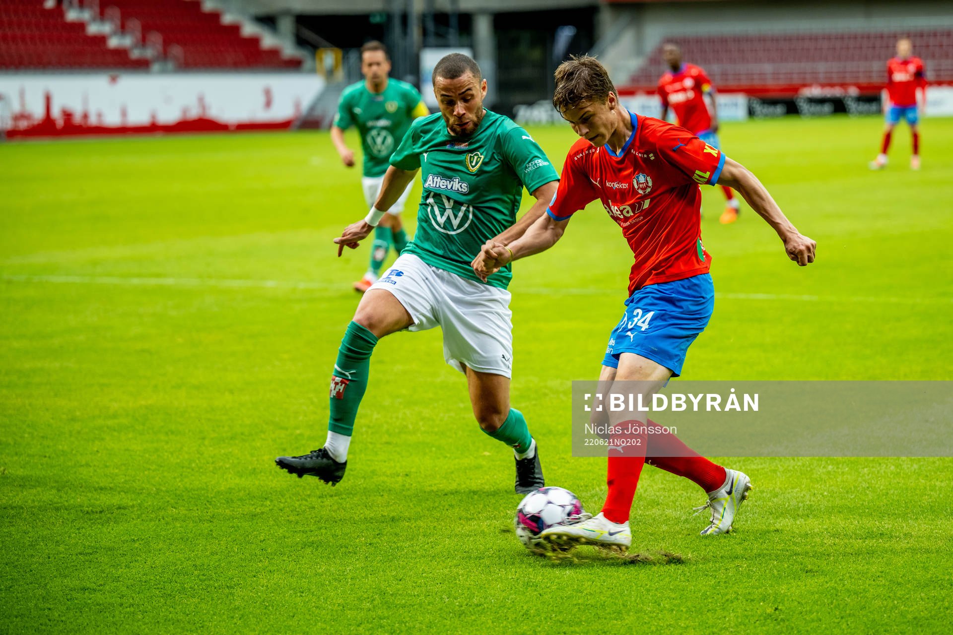 Jönköpings Fredric Fendrich och Helsingborgs Leo Frigell