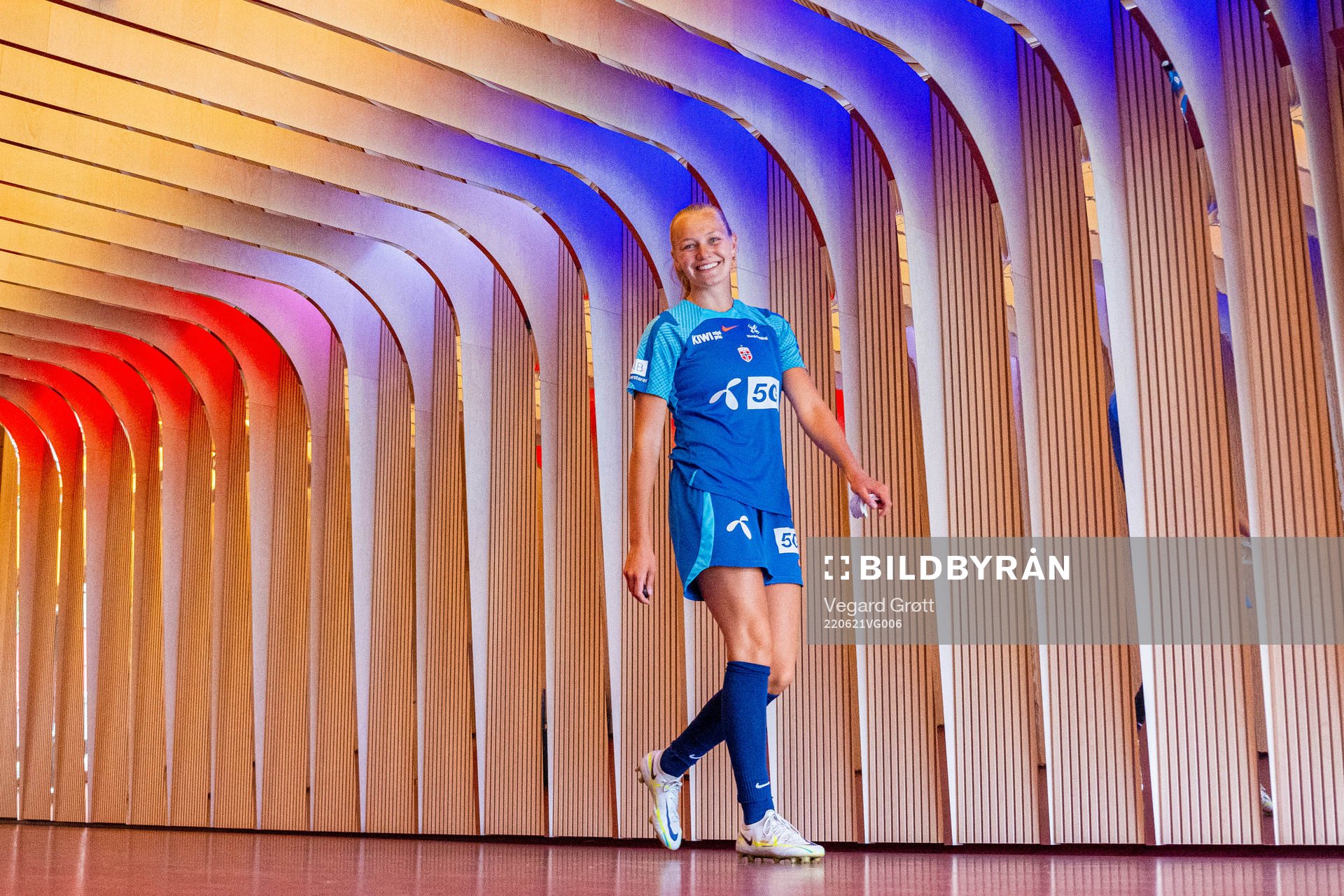 Frida Maanum of the Norwegian women's national football team