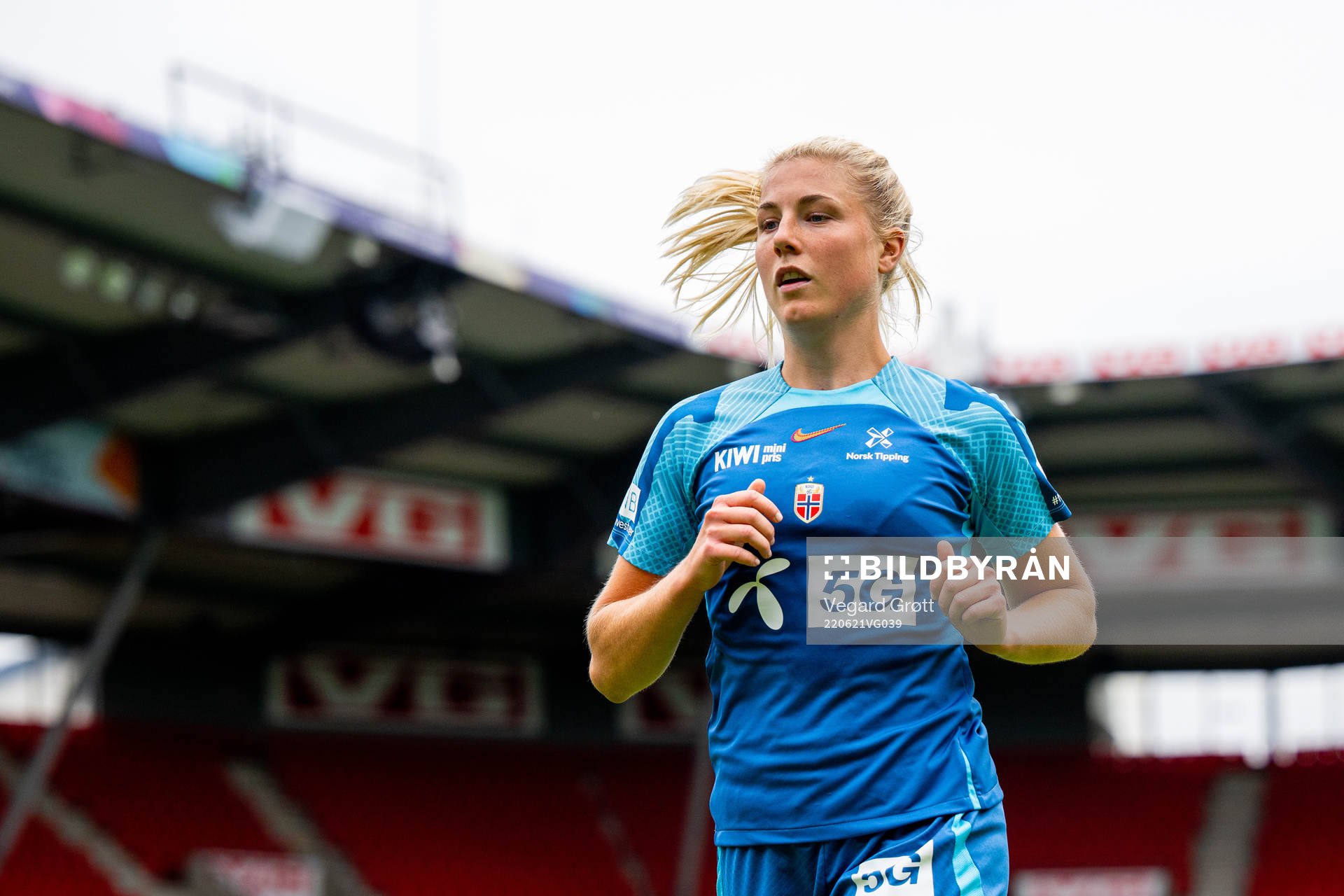 Sophie Román Haug of the Norwegian women's national