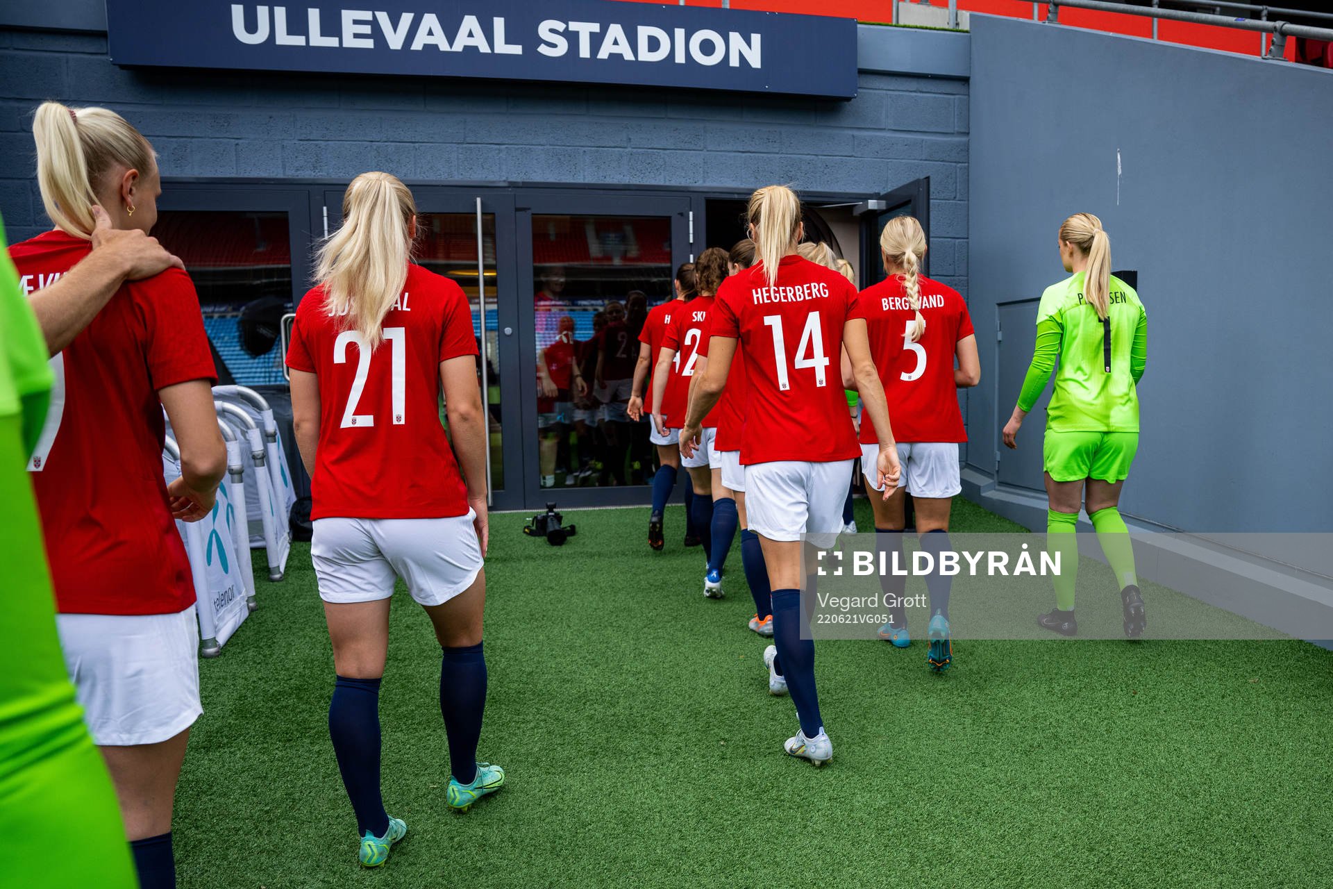 Anna Jøsendal, Ada Hegerberg, Guro Bergsvand and
