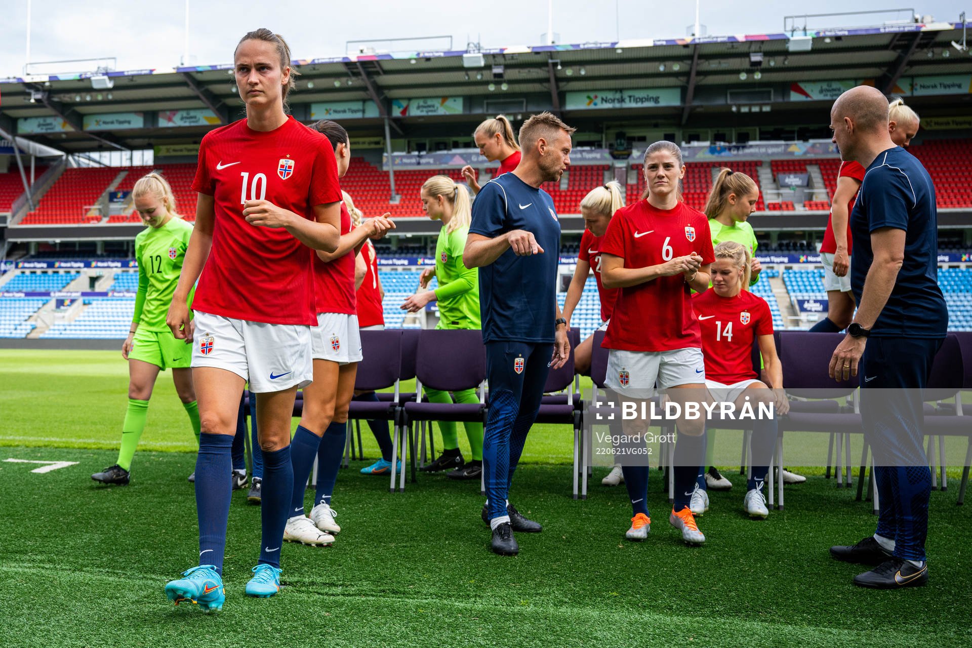 Caroline Graham Hansen of the Norwegian women's national