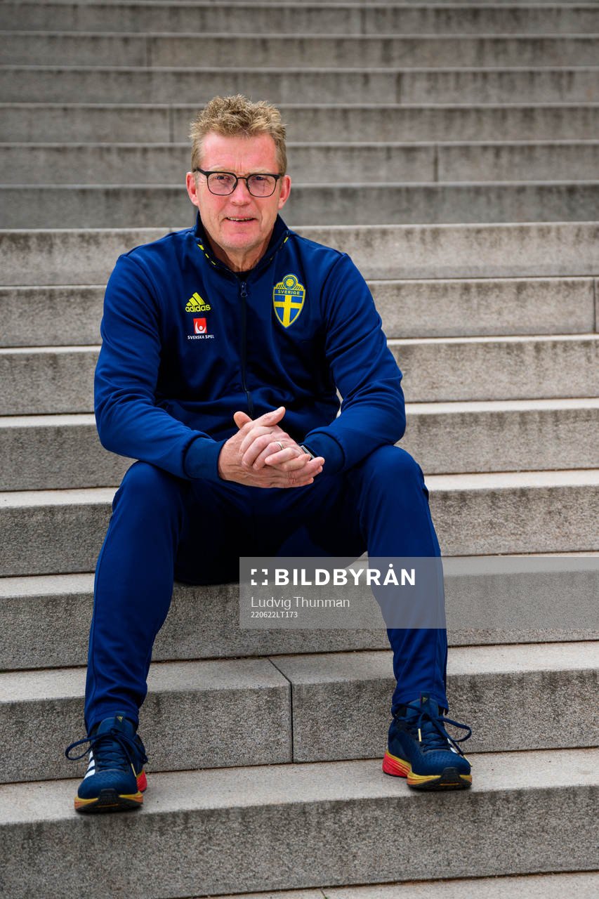 Leif Troedsson, goalkeeper coach poses for a portrait