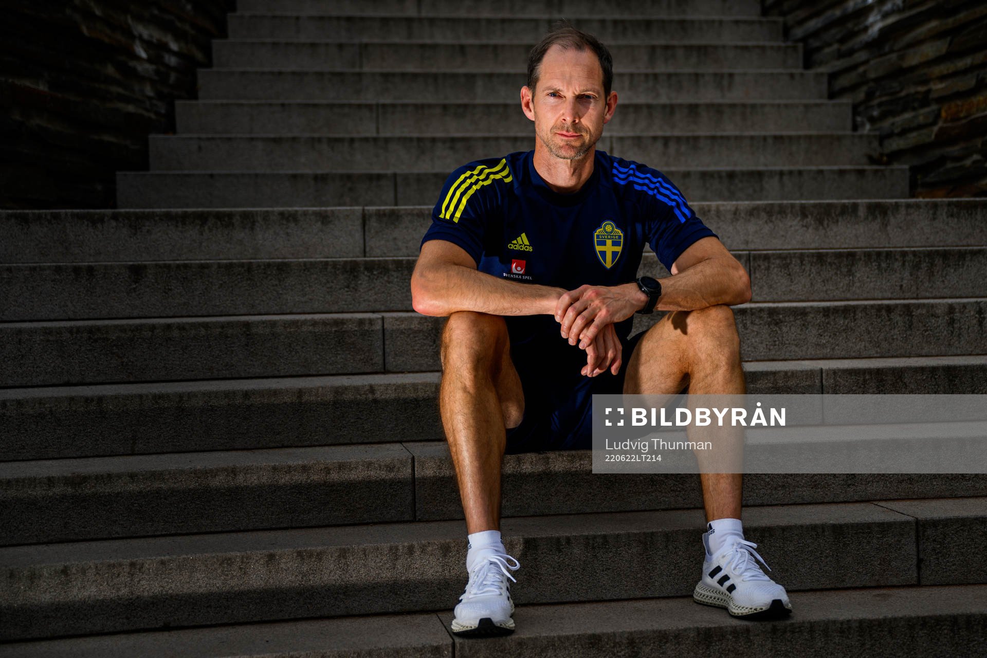 Martin Bergqvist, physio poses for a portrait