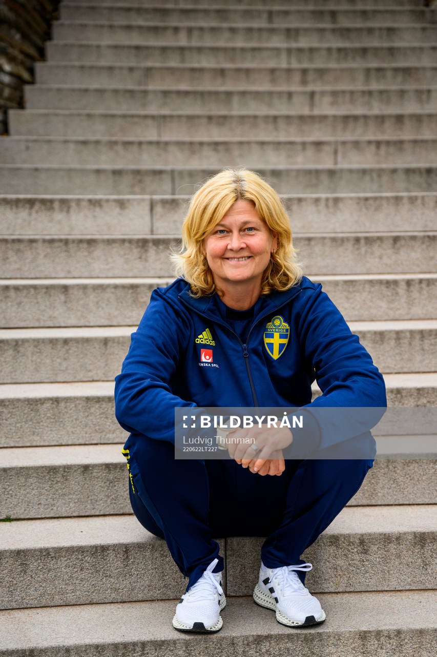 Rebecca Schelin, press officer poses for a portrait