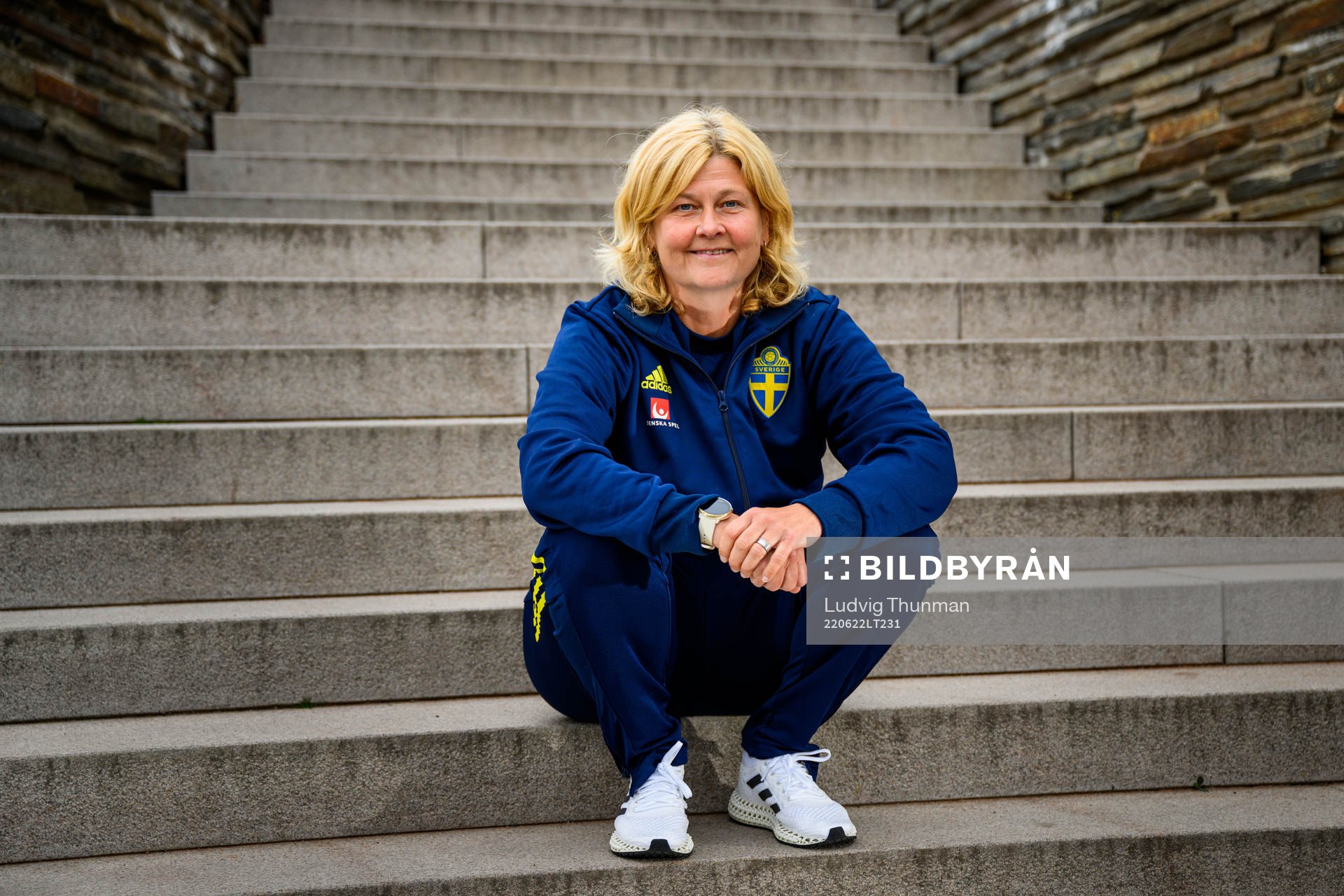Rebecca Schelin, press officer poses for a portrait
