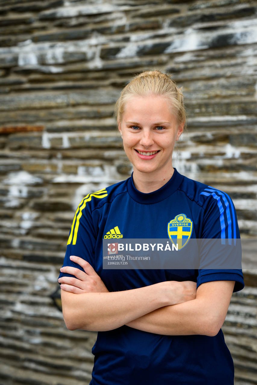 Anna Moilanen, photographer, poses for a portrait