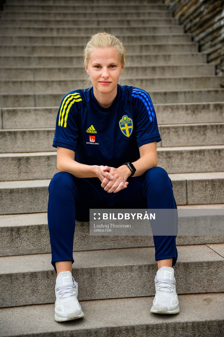Anna Moilanen, photographer, poses for a portrait
