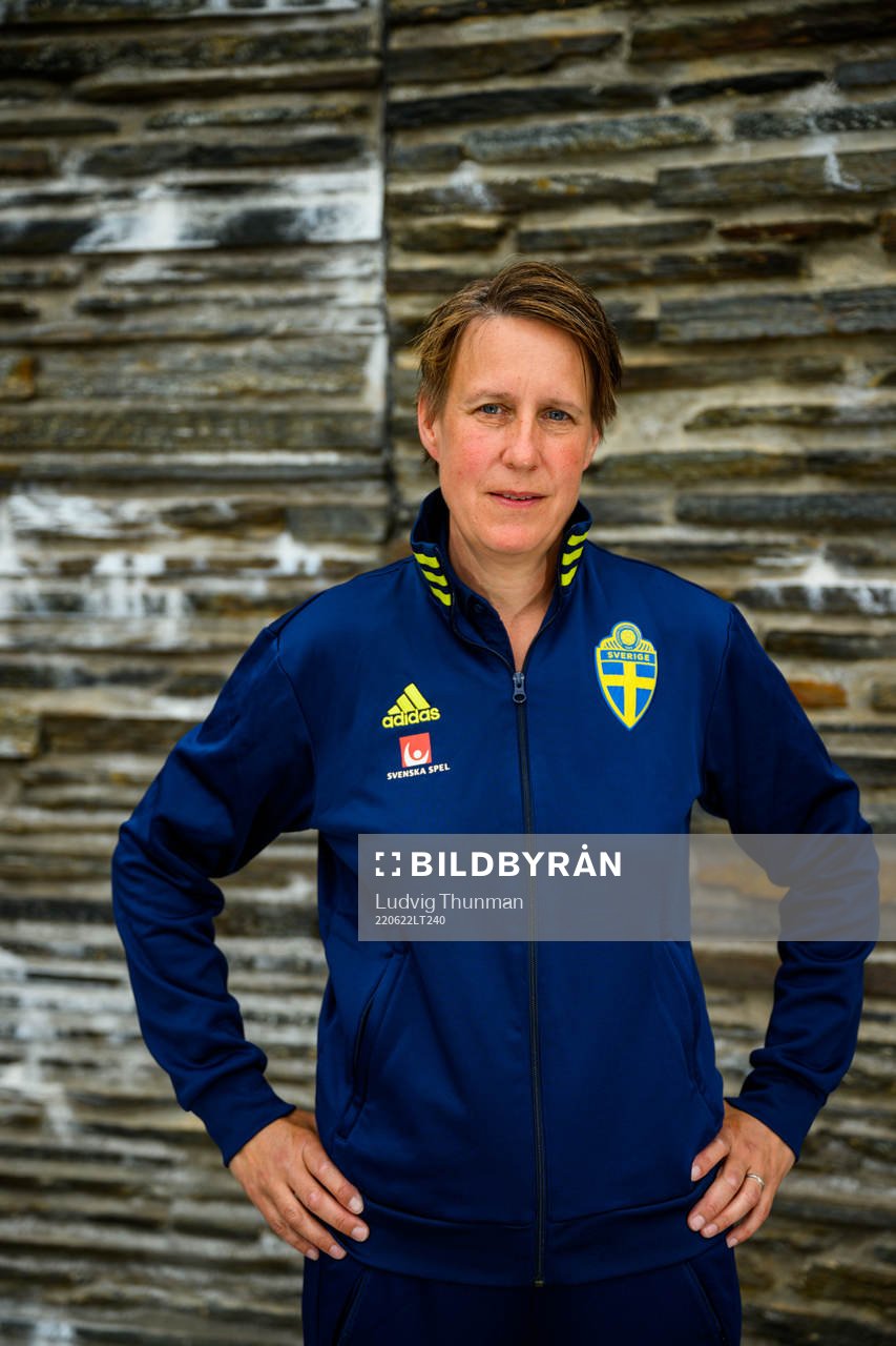 Jessica Karlsson, kit manager, poses for a portrait