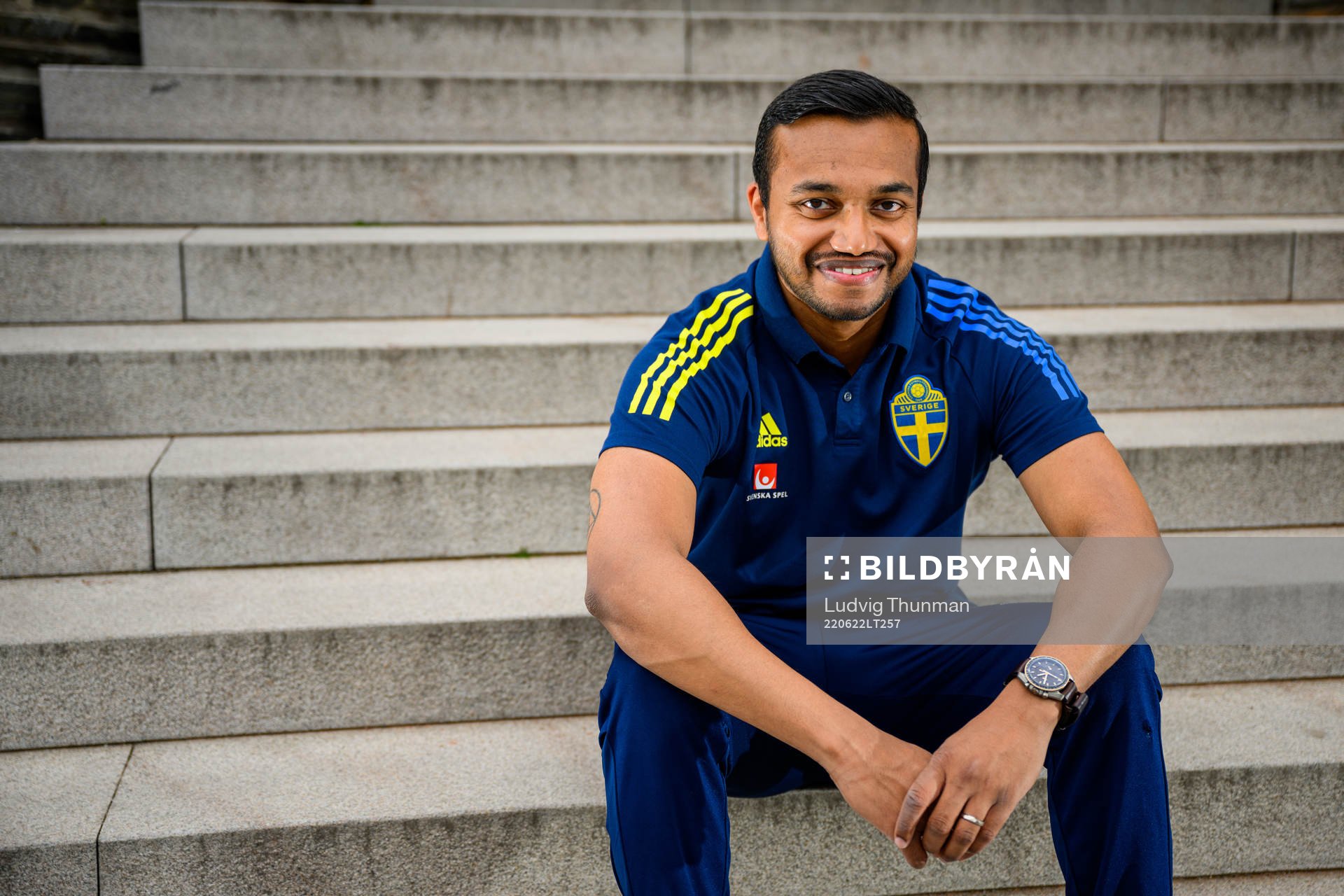 Sadesh Balasingam, doctor, poses for a portrait