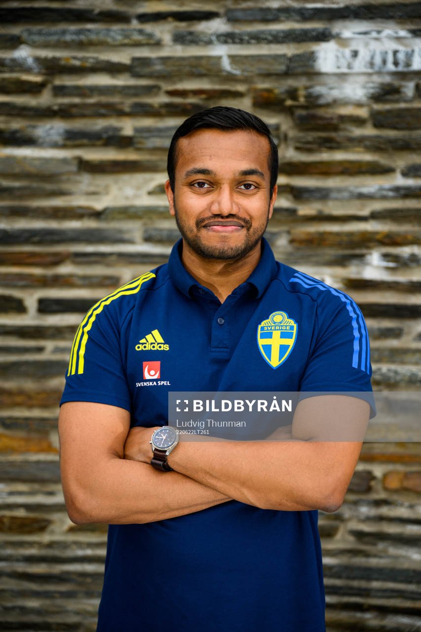 Sadesh Balasingam, doctor, poses for a portrait