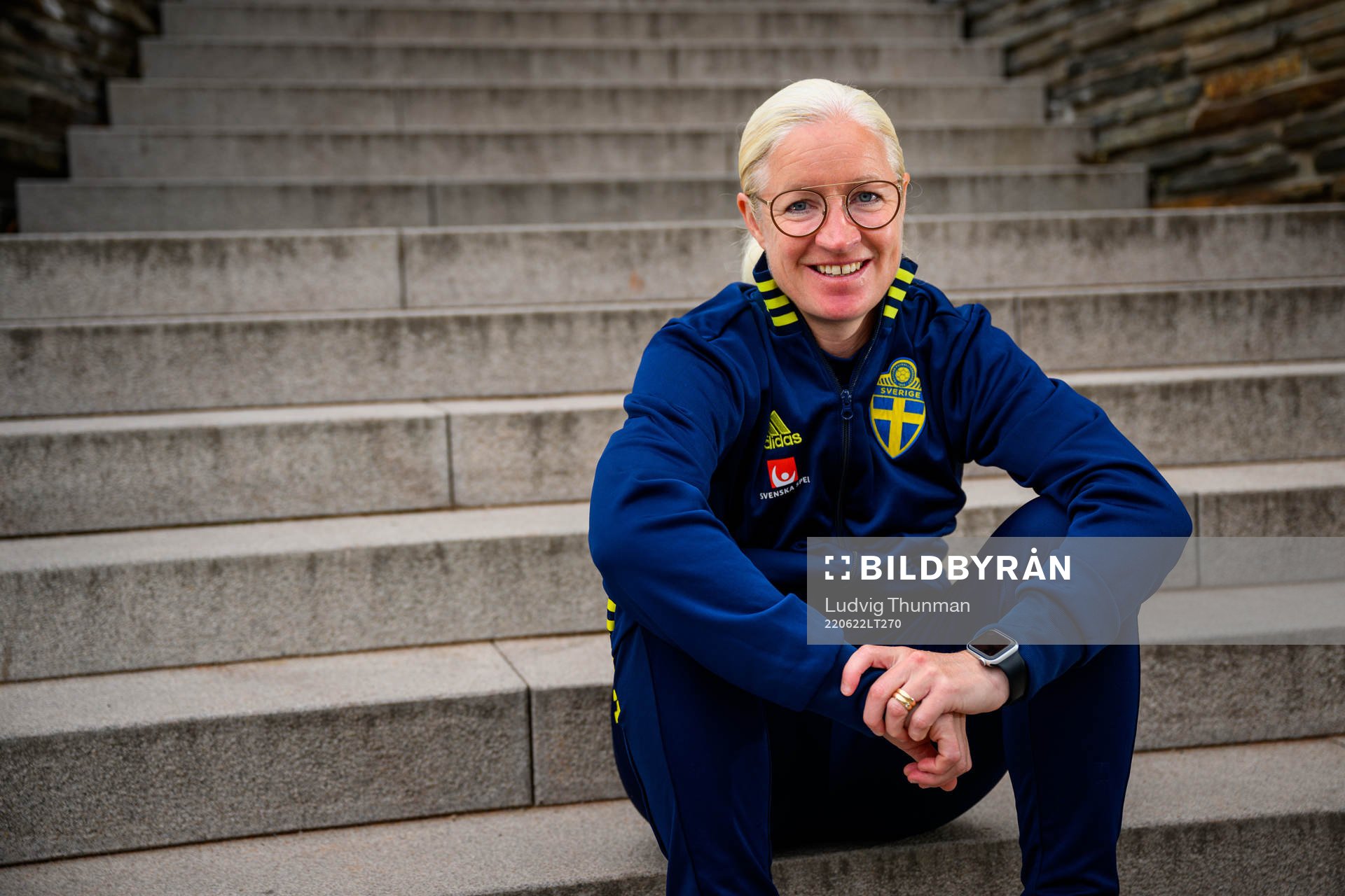 Victoria Sandell, assistant coach, poses for a portrait