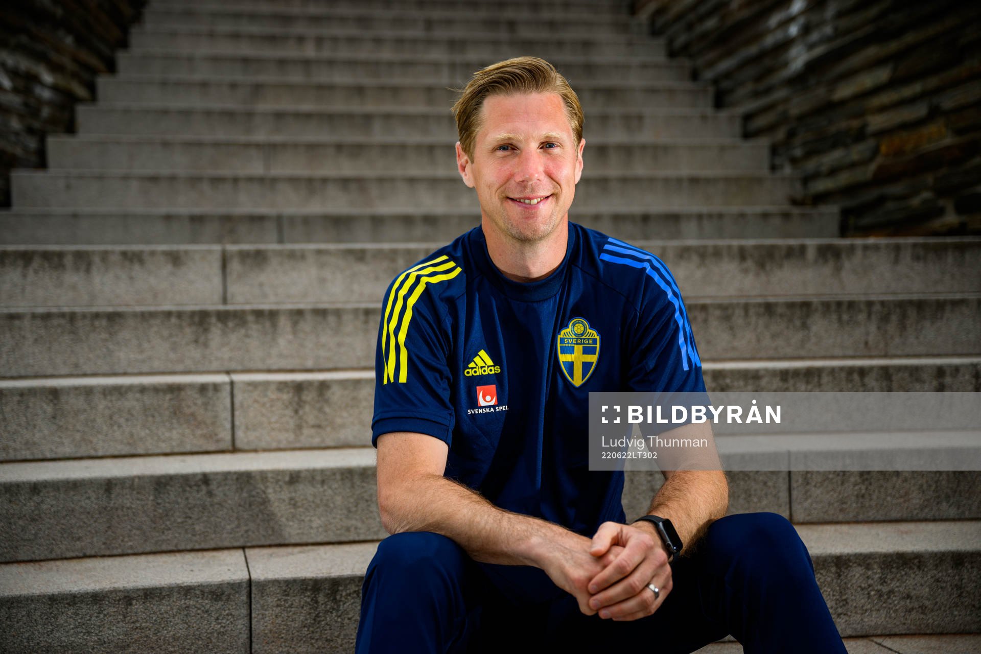 Rasmus Liljeblad, sports psychologist, poses for a portrait