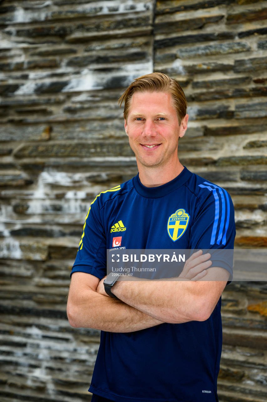 Rasmus Liljeblad, sports psychologist, poses for a portrait