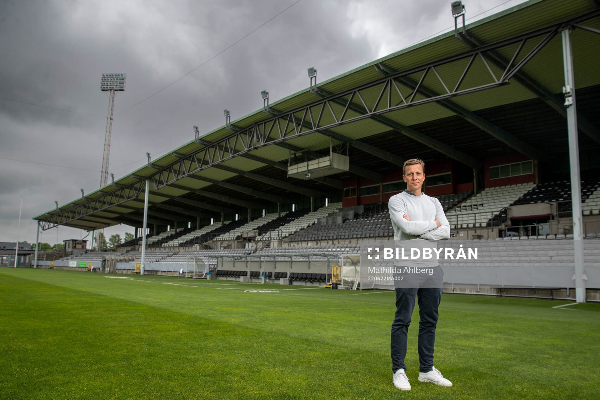 Landskronas sportchef Erik Edman