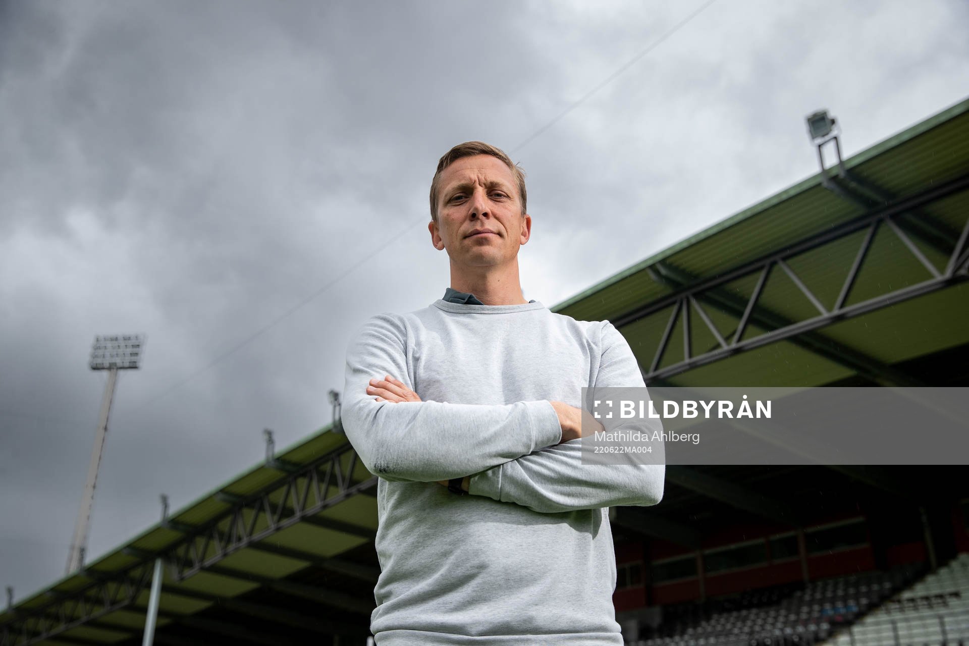 Landskronas sportchef Erik Edman
