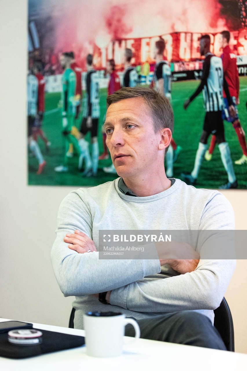 Landskronas sportchef Erik Edman