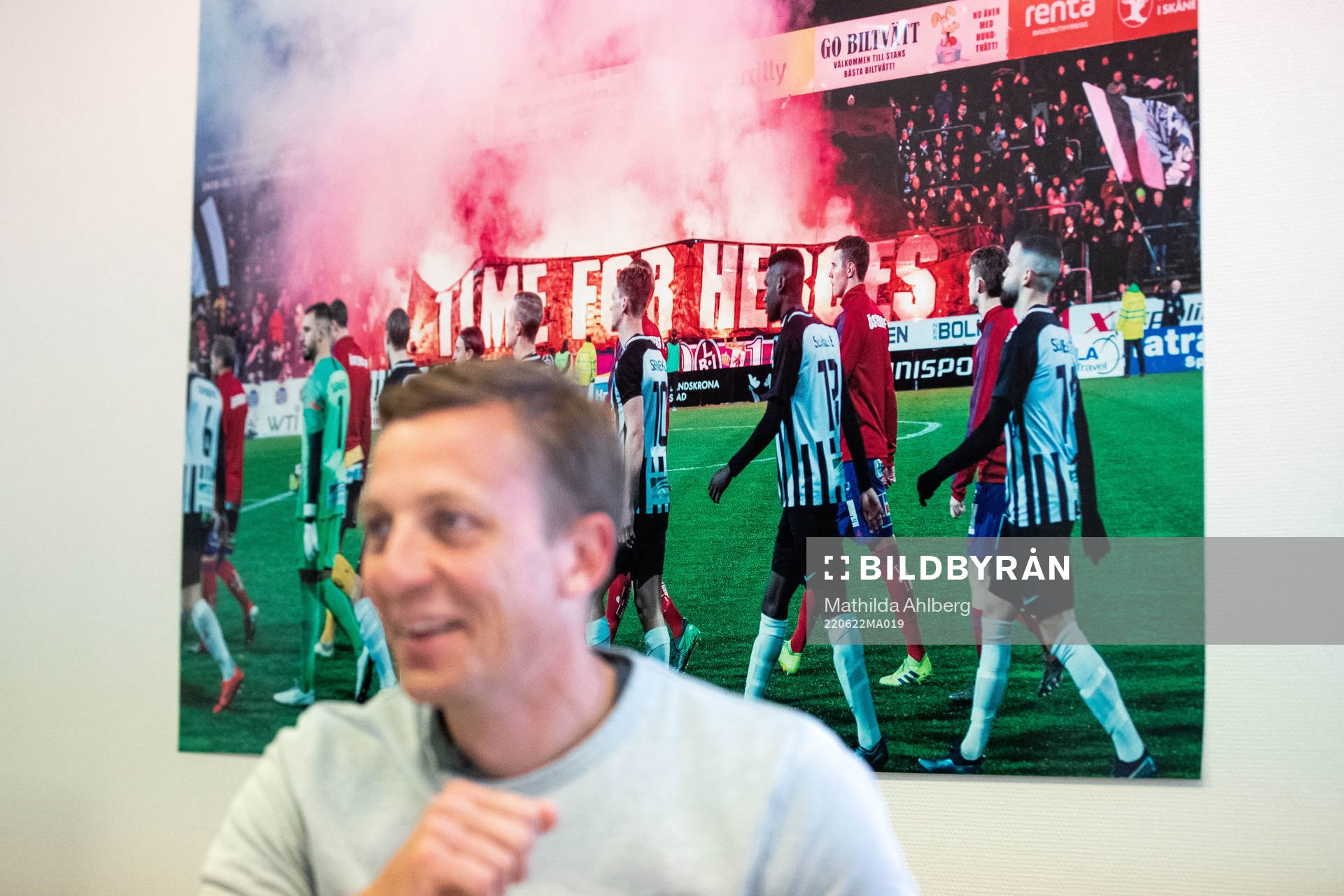 Landskronas sportchef Erik Edman