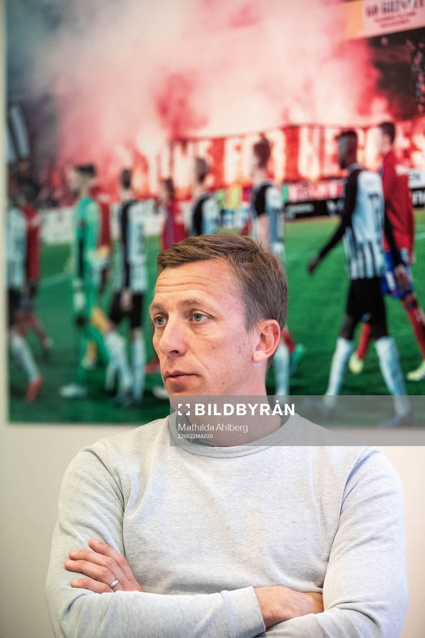 Landskronas sportchef Erik Edman