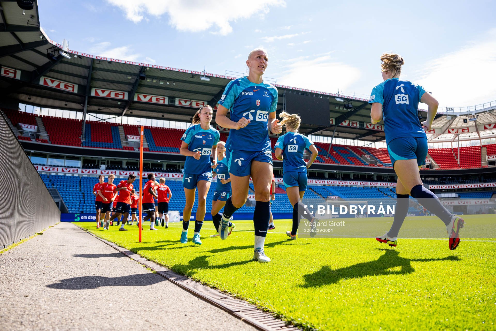 Maria Thorisdottir of the Norwegian women's national