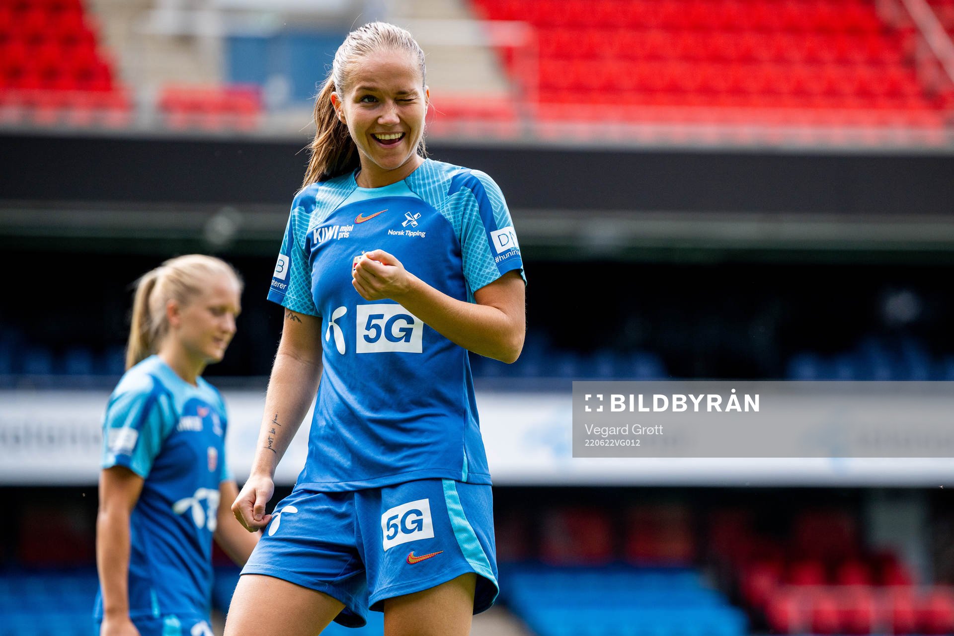 Guro Reiten of the Norwegian women's national football team