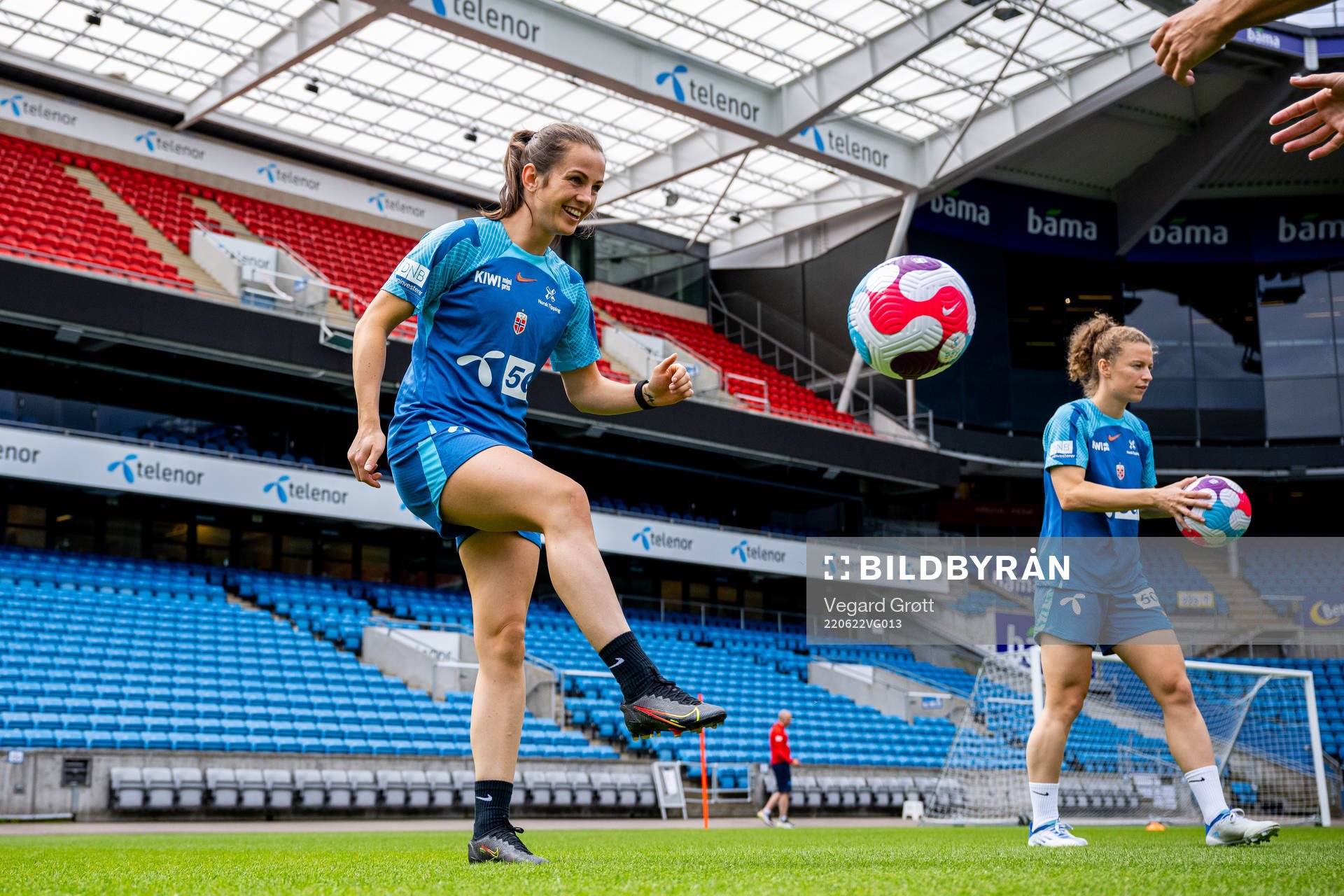 Tuva Hansen of the Norwegian women's national football team