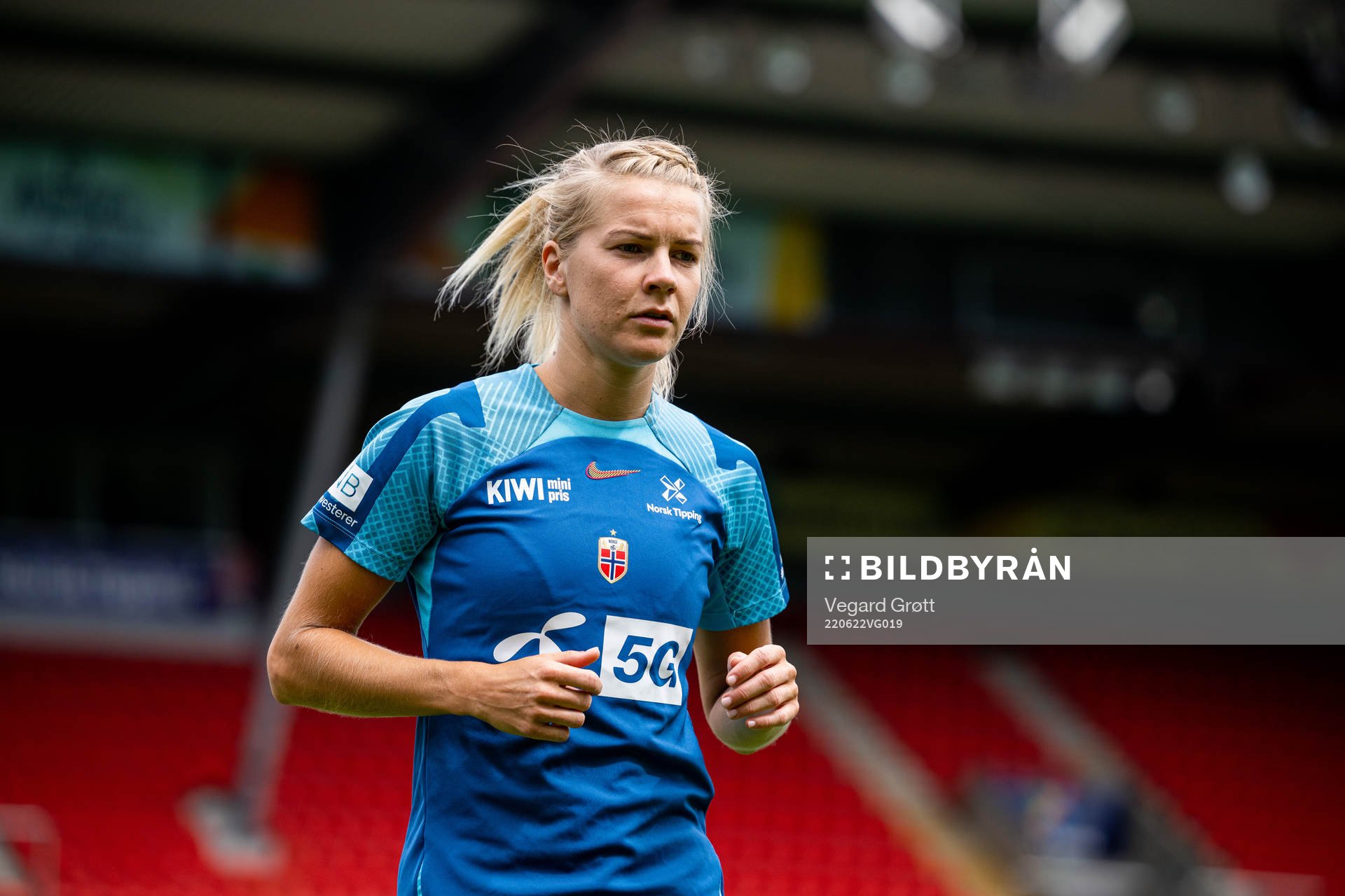Ada Hegerberg of the Norwegian women's national football
