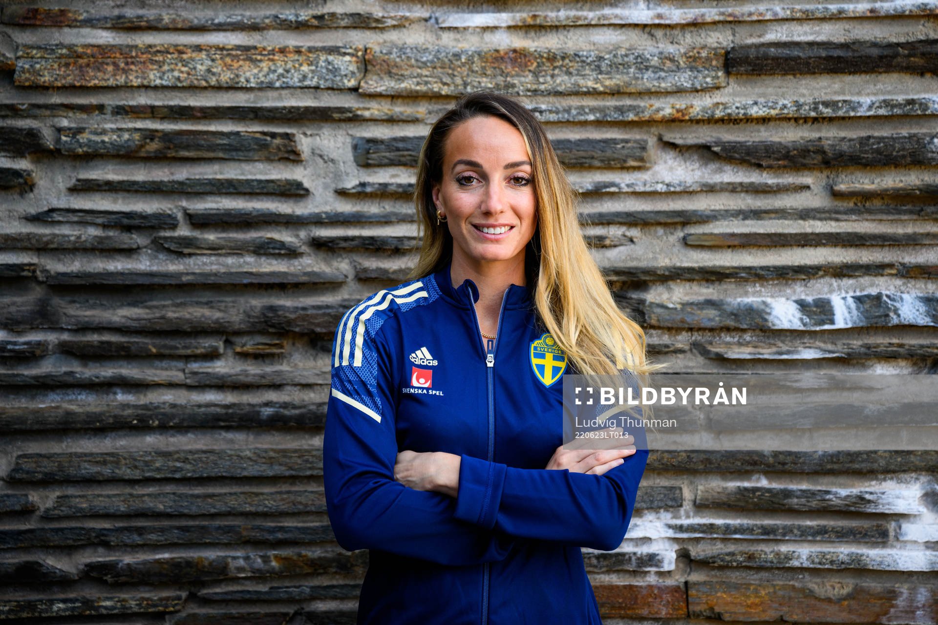 Kosovare Asllani poses for a portrait