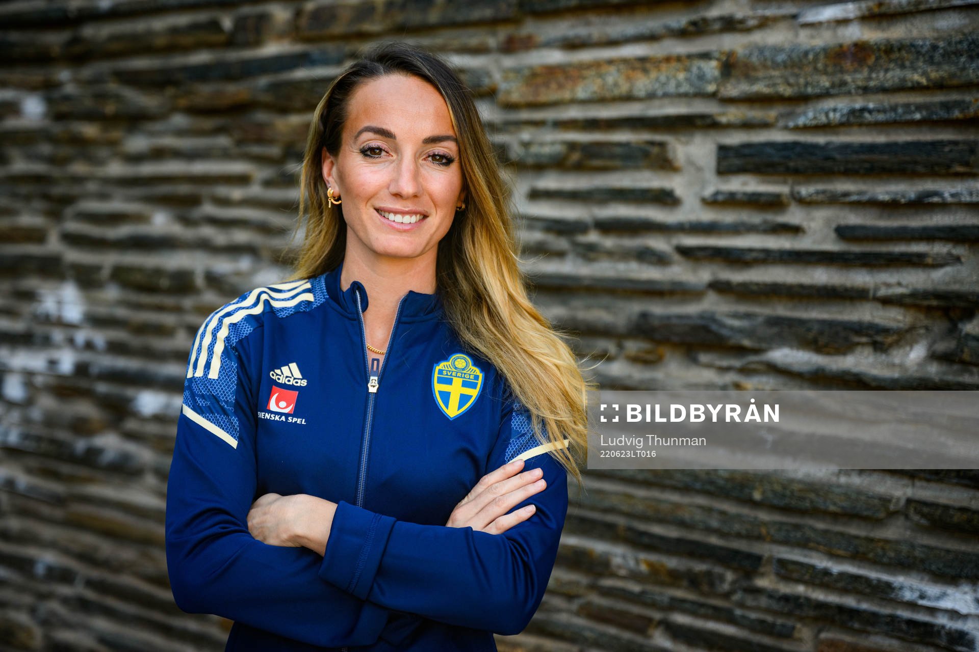 Kosovare Asllani poses for a portrait