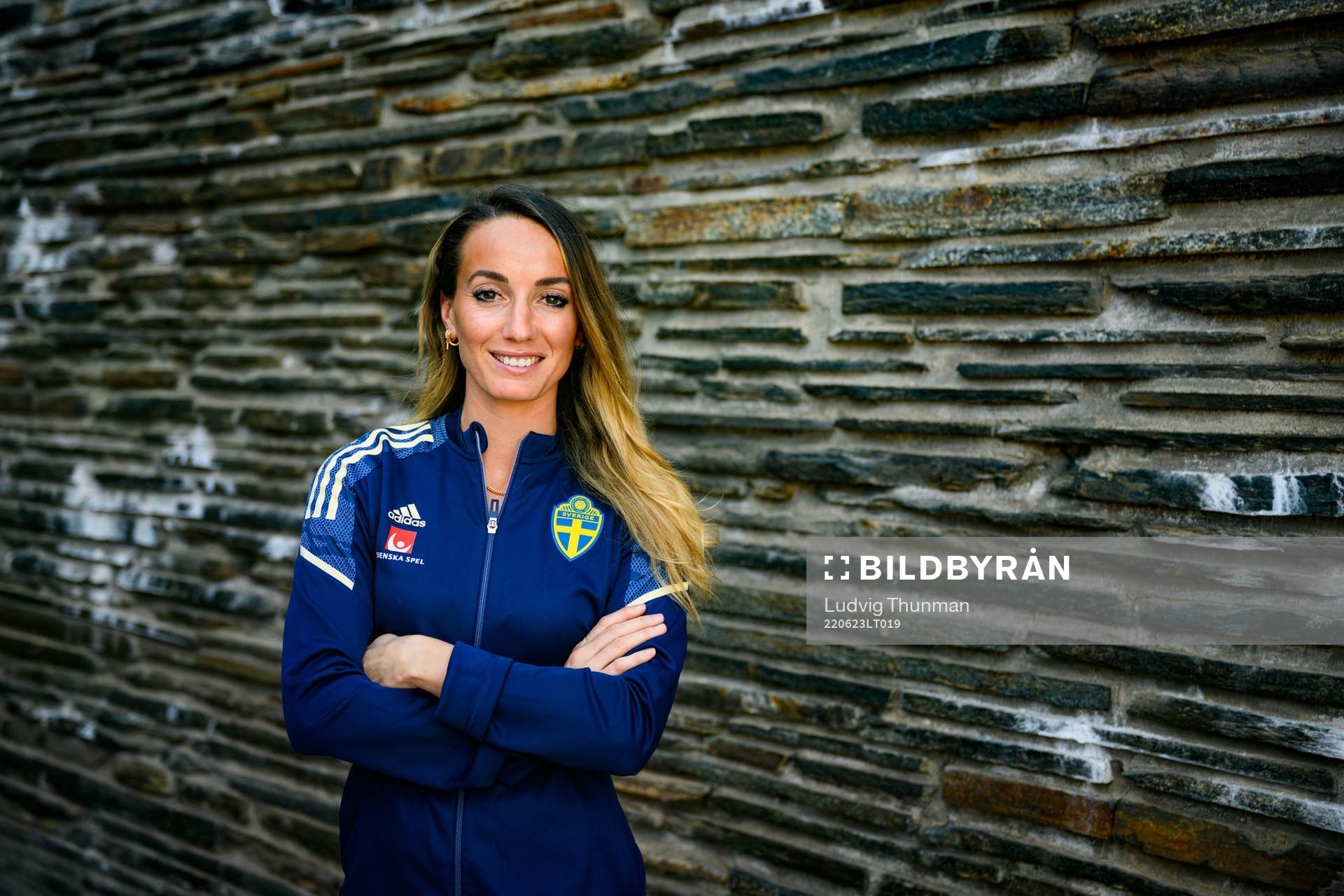 Kosovare Asllani poses for a portrait