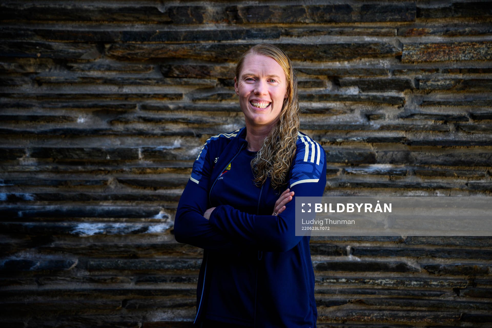 Goalkeeper Hedvig Lindahl poses for a portrait