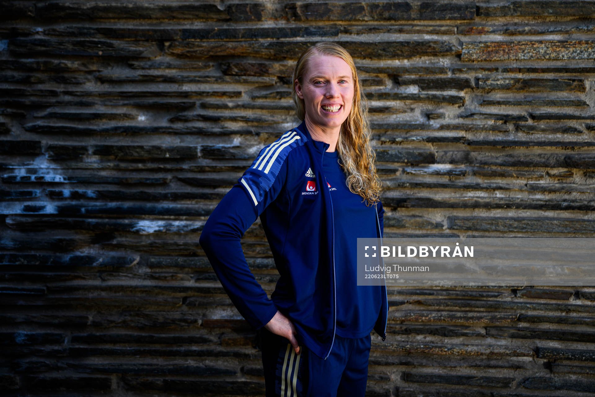Goalkeeper Hedvig Lindahl poses for a portrait