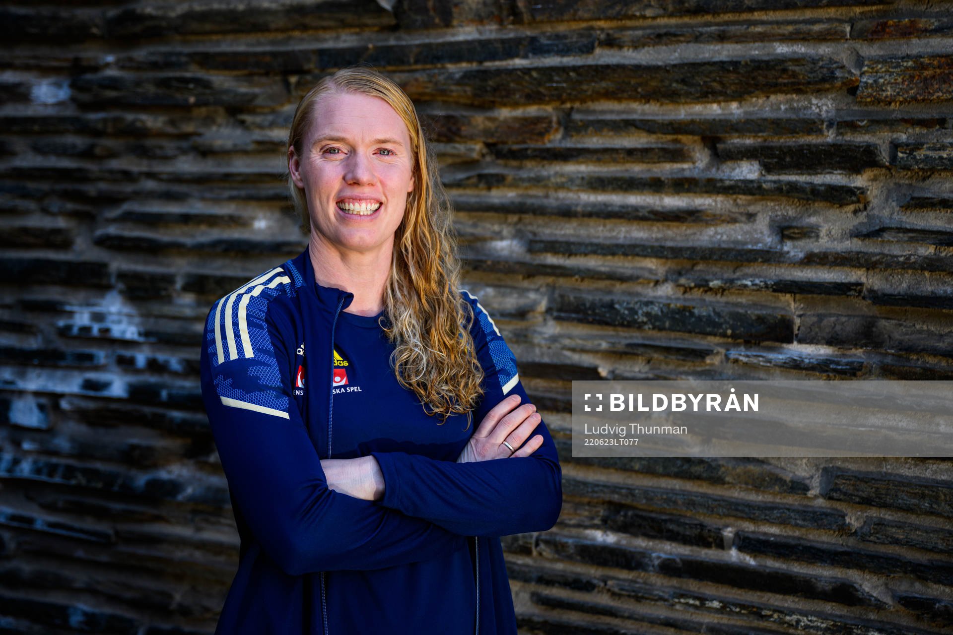 Goalkeeper Hedvig Lindahl poses for a portrait