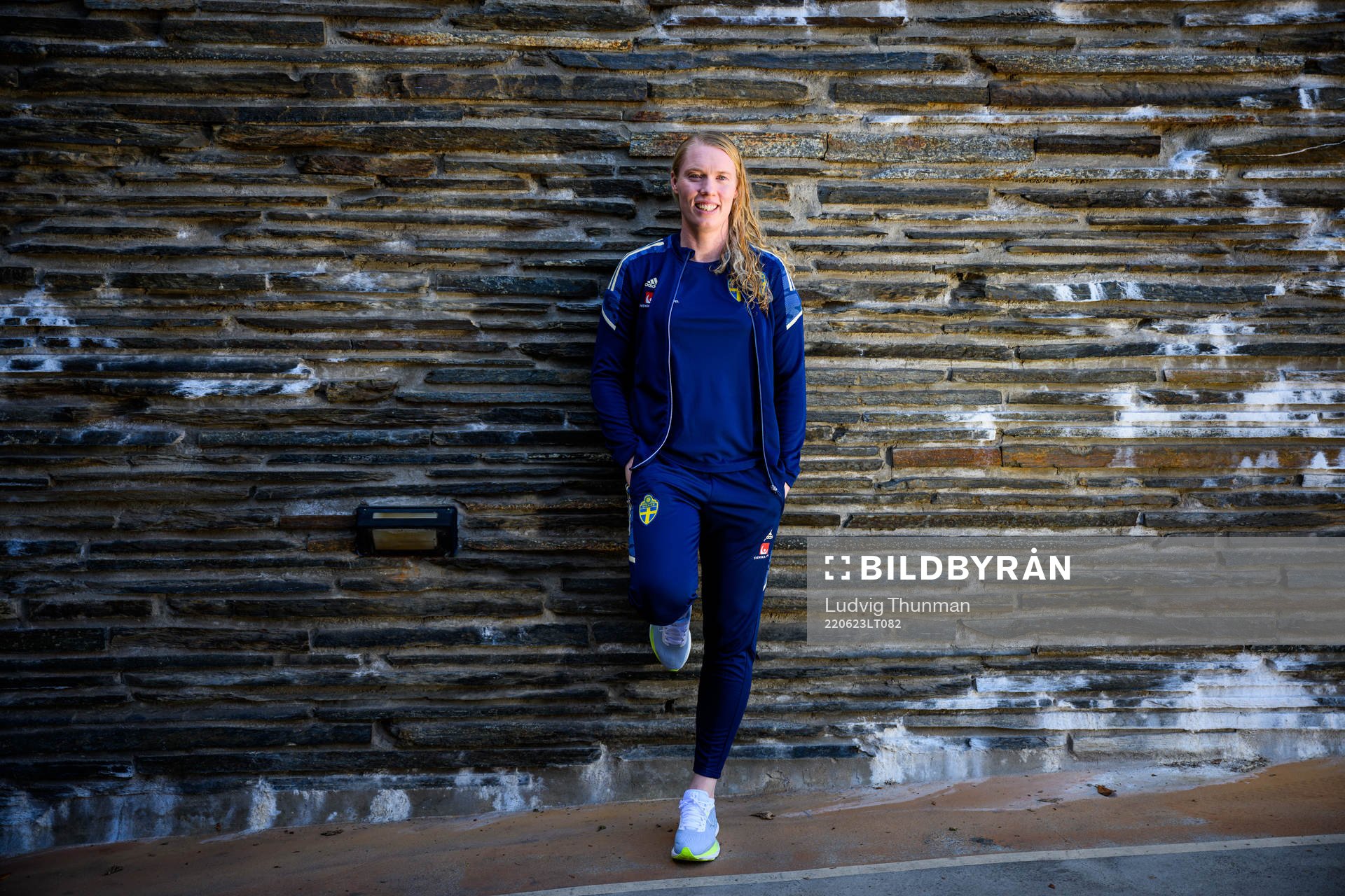 Goalkeeper Hedvig Lindahl poses for a portrait