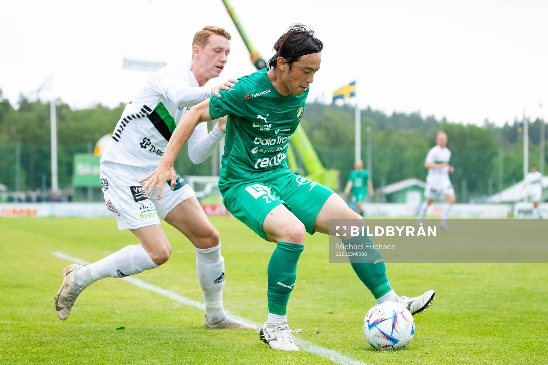 GAIS Julius Lindberg och Ljungskiles Ken Akamatsu