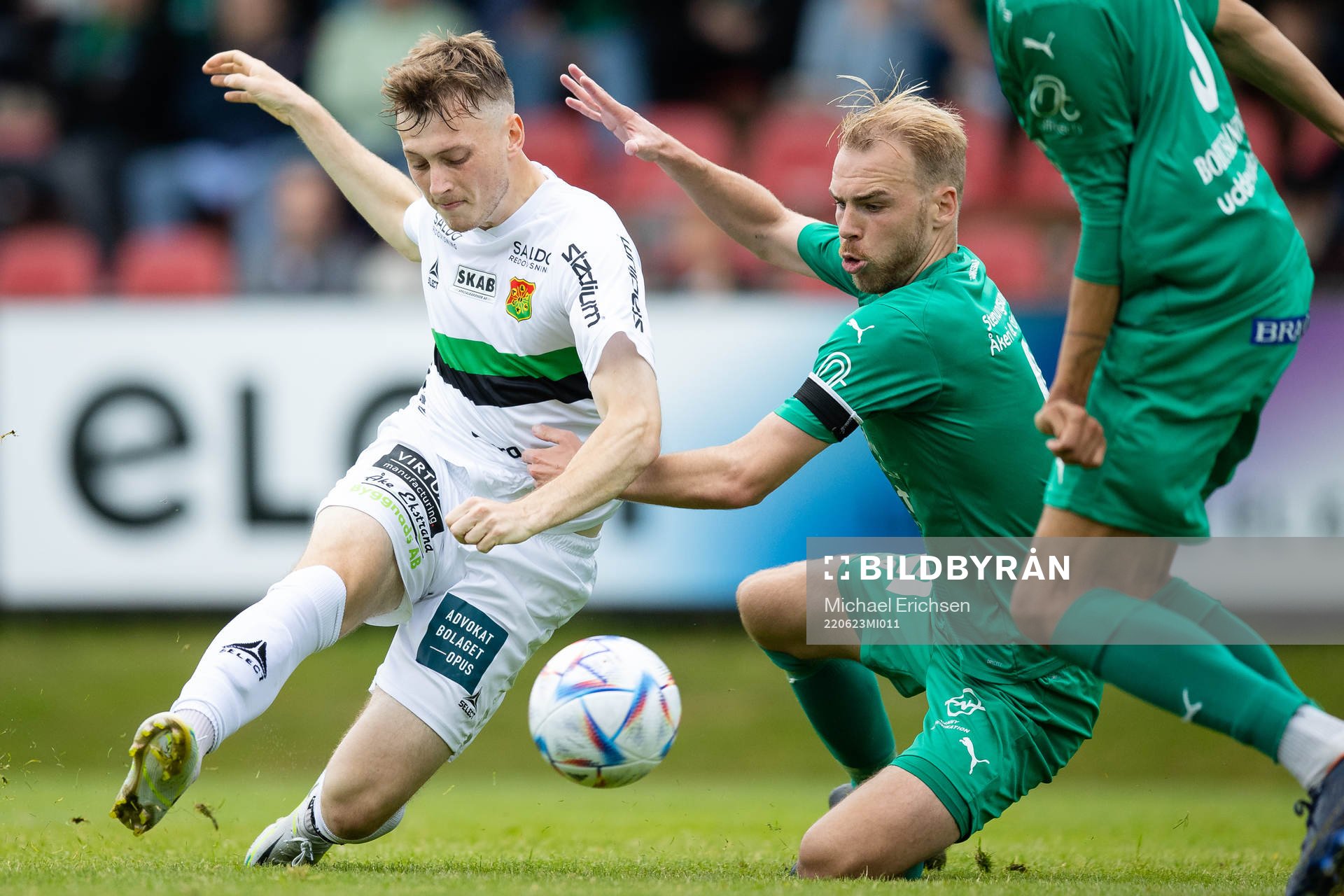 GAIS Ben Morris och Ljungskiles Anton Henriksson