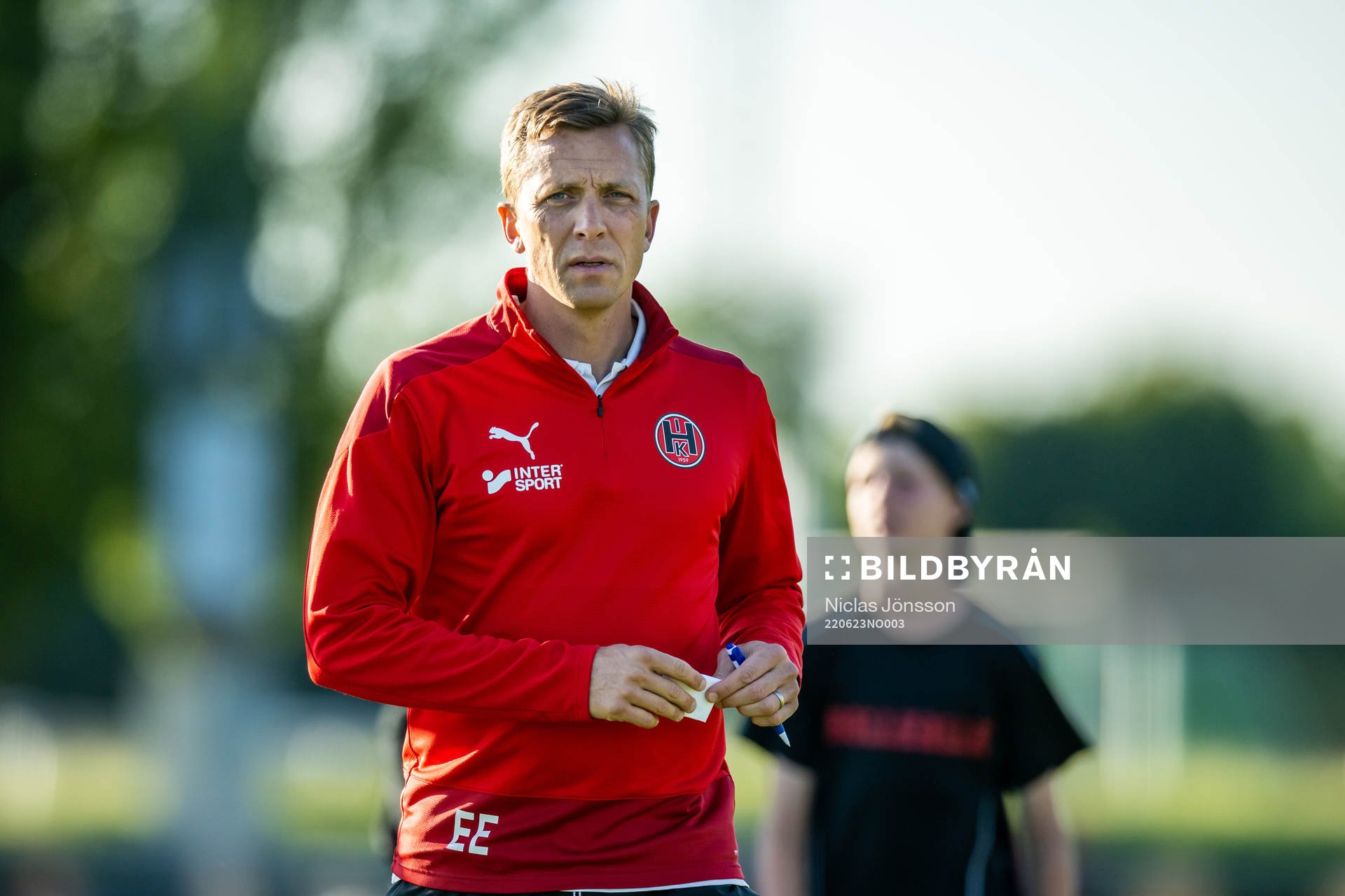Hittarps tränare Erik Edman