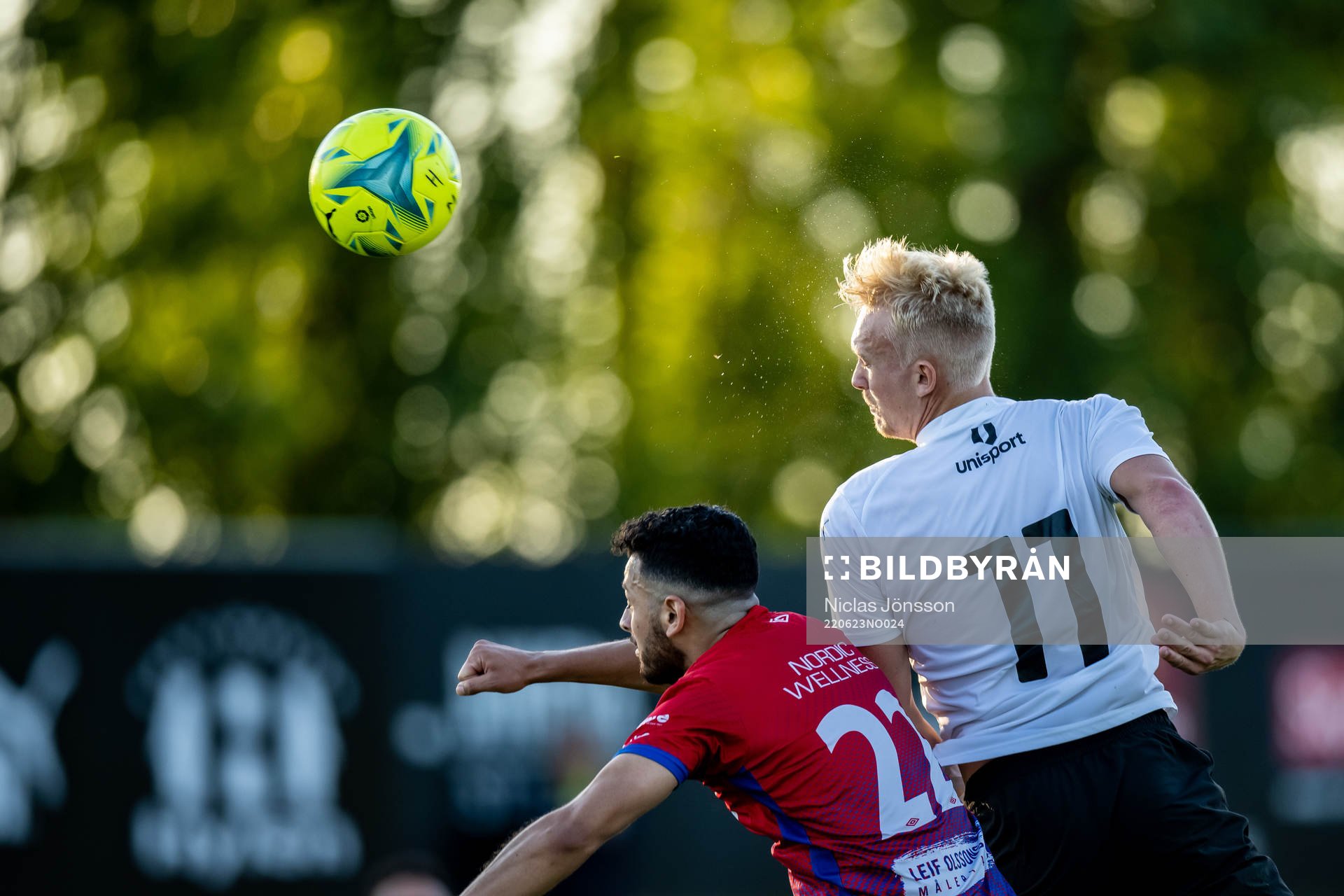 Höganäs Stanley Batres Prado och Hittarps Robin Wendin