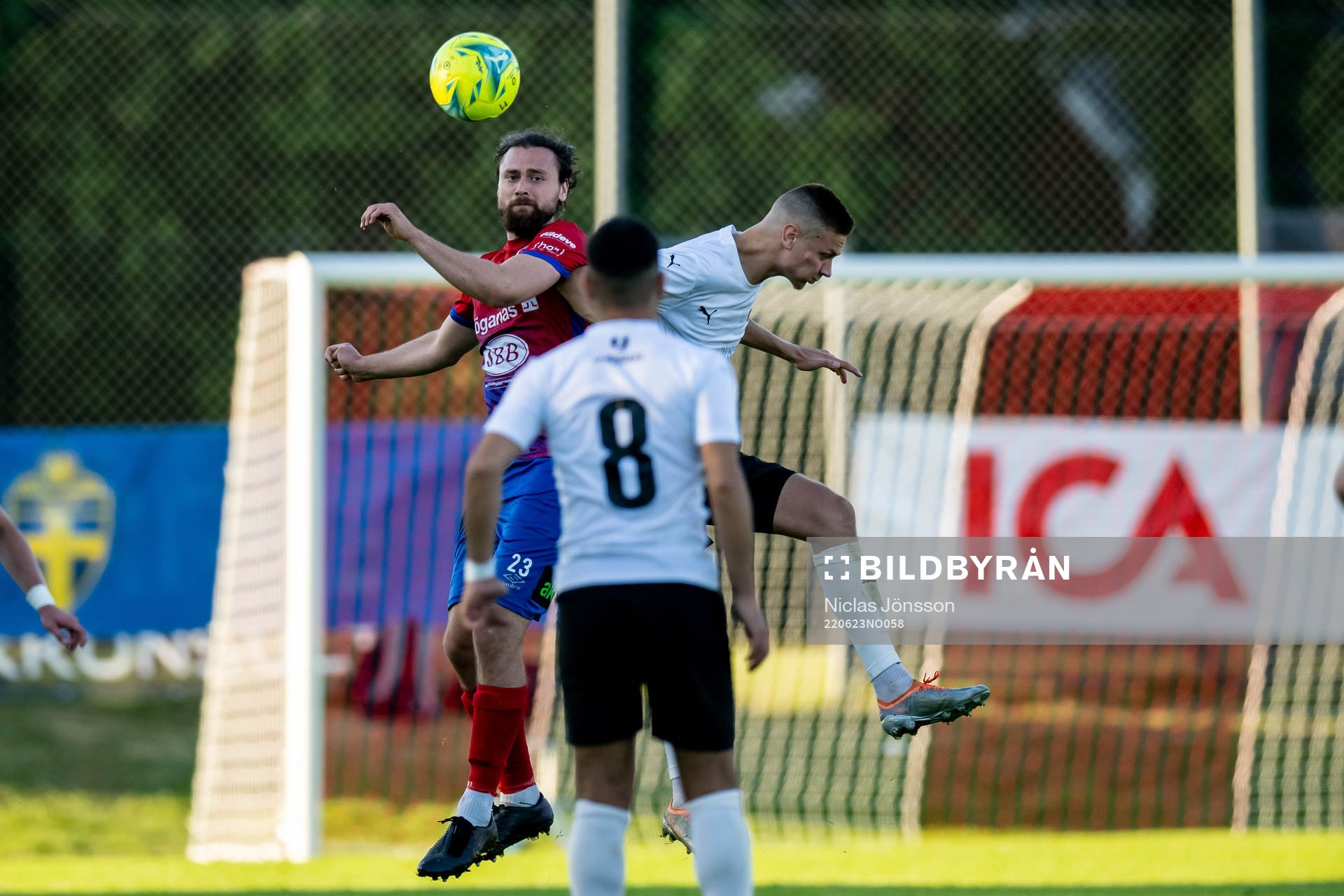 Höganäs Vuk Lugonjic och Hittarps Cim Nilsson