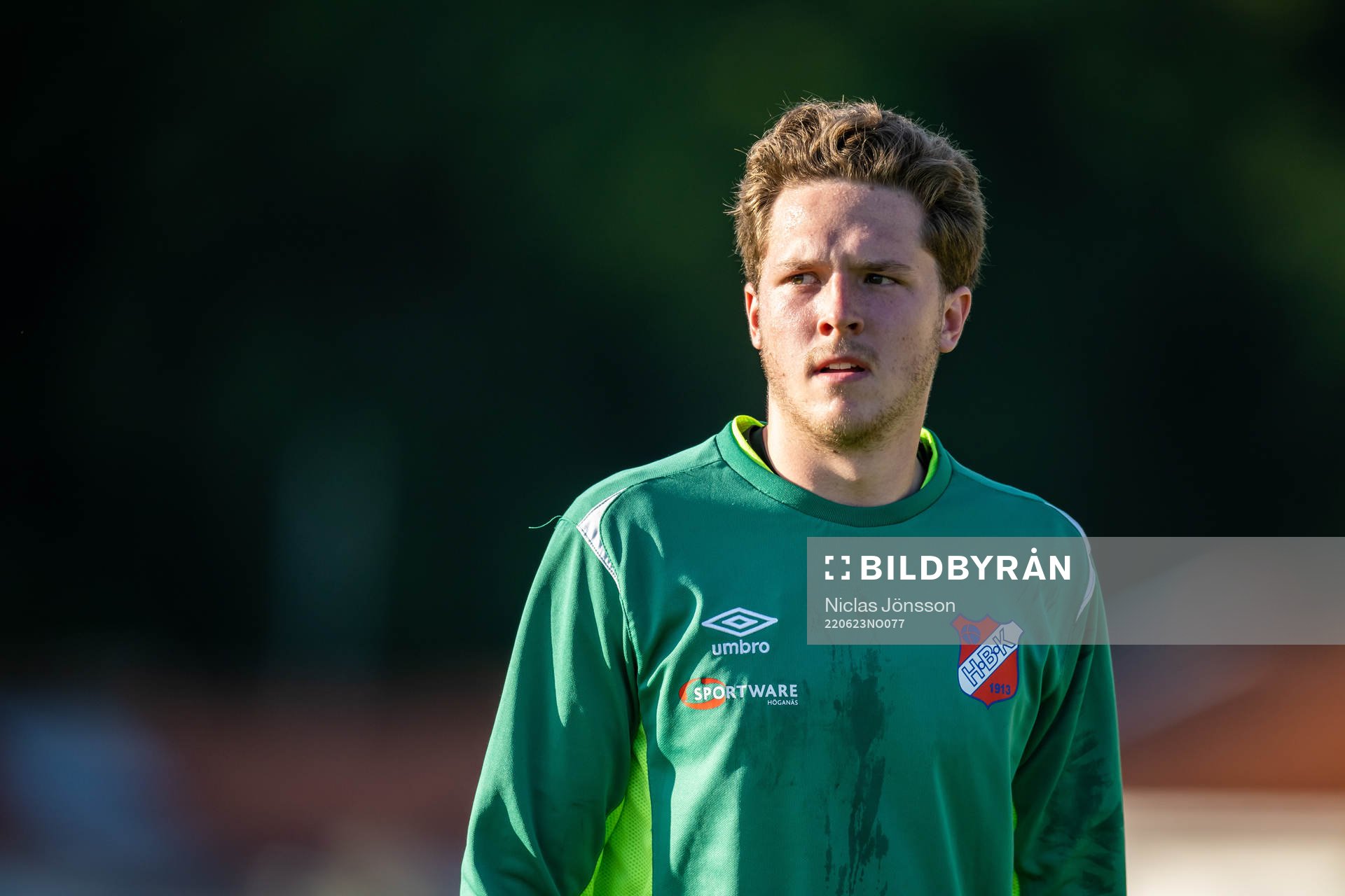 Höganäs målvakt Hugo Söderlund