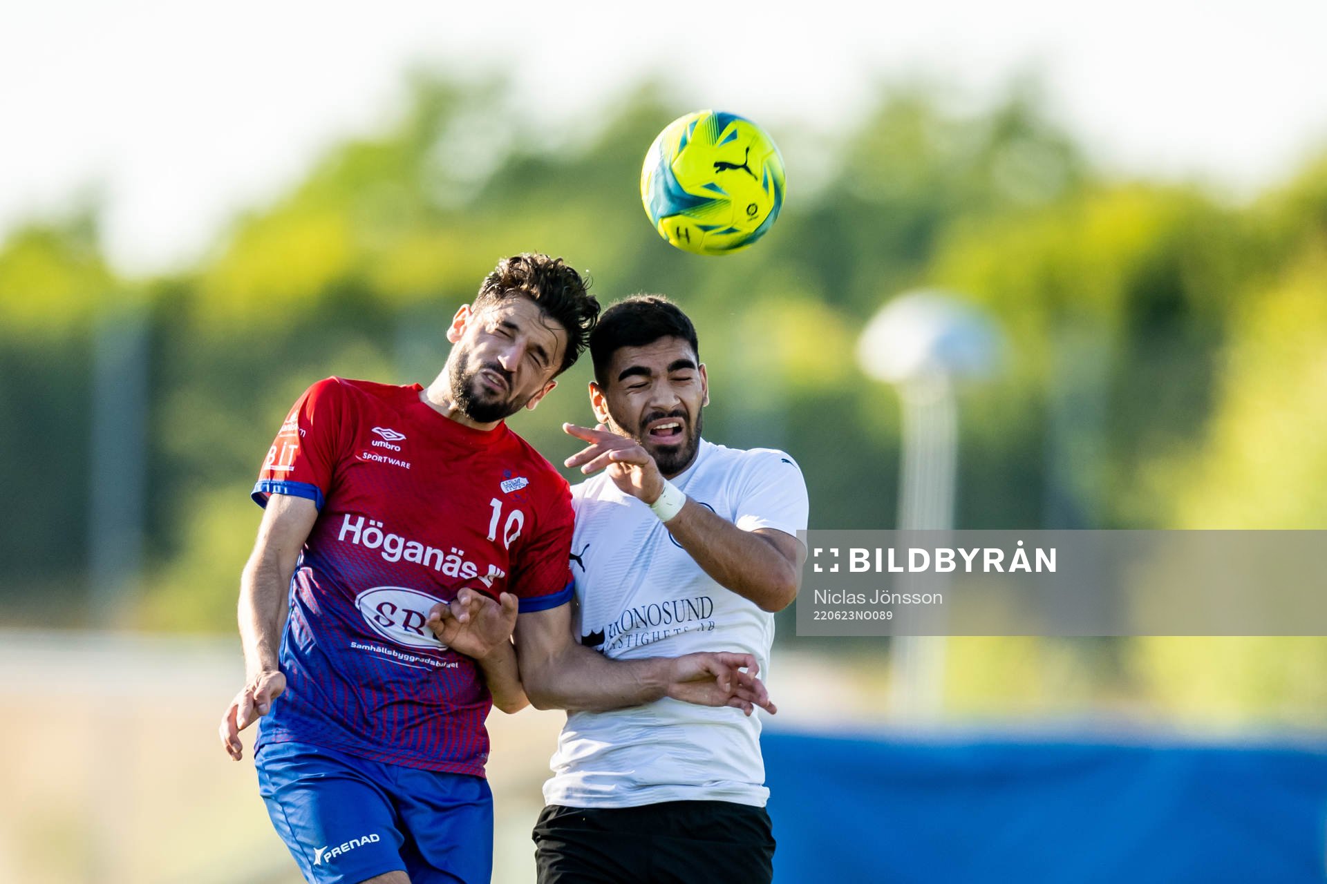 Höganäs Radwan Shaker och Hittarps Johan Ozmanov