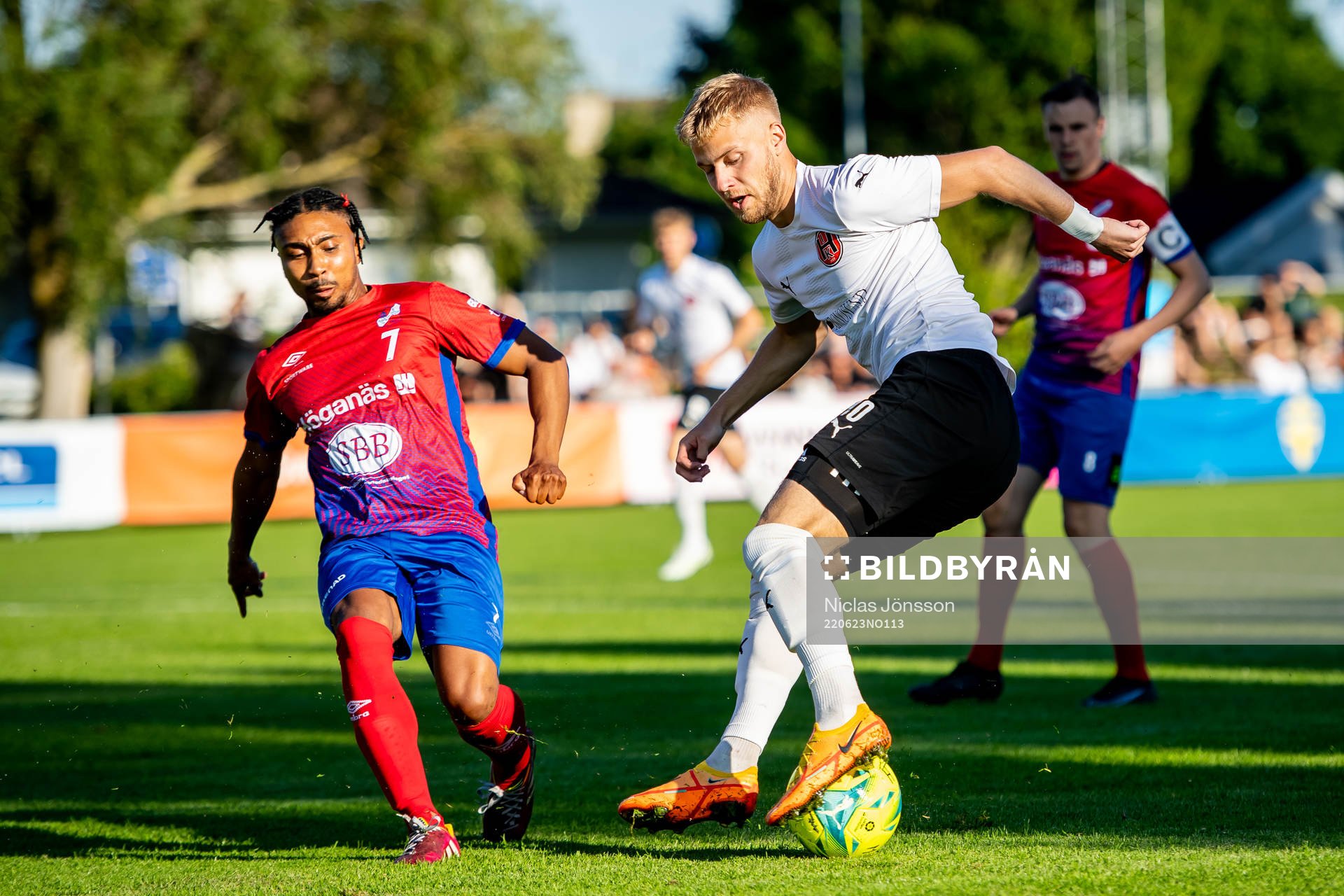 Höganäs Michael Babie  och Hittarps Oliver Åkerman