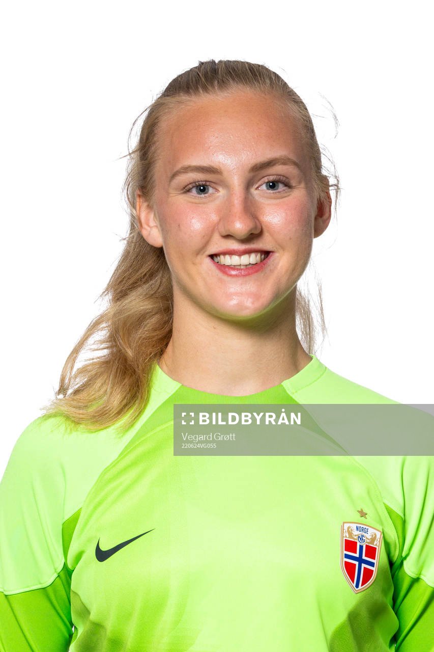Goalkeeper Sunniva Skoglund of the Norwegian women’s